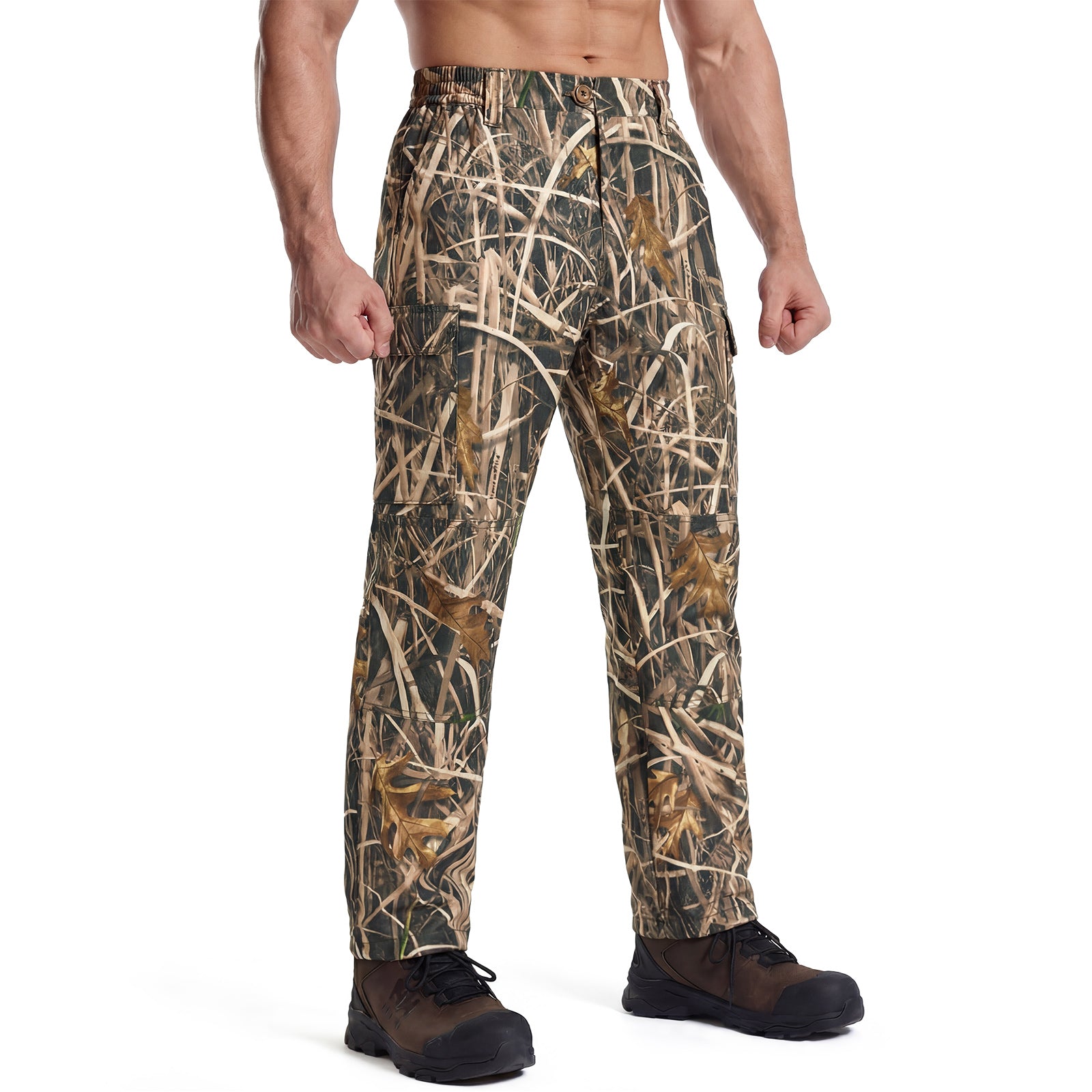 LOOGU Camo Hunting Pants 7 Pockets H30