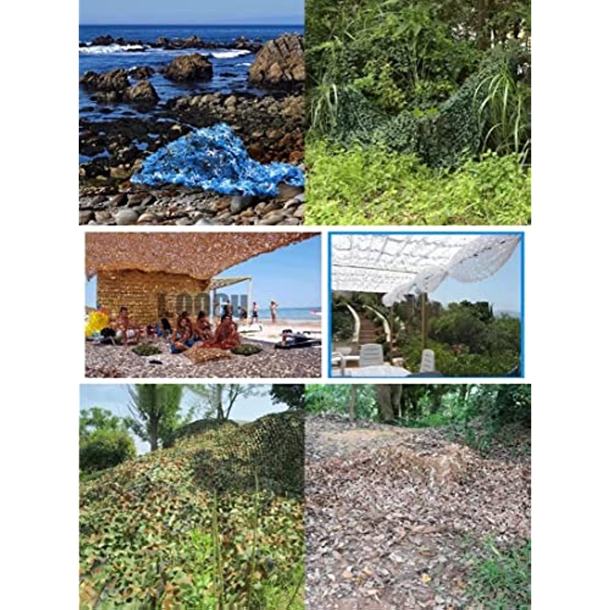 LOOGU Hunting Camo Netting With Polyester DTY 190T