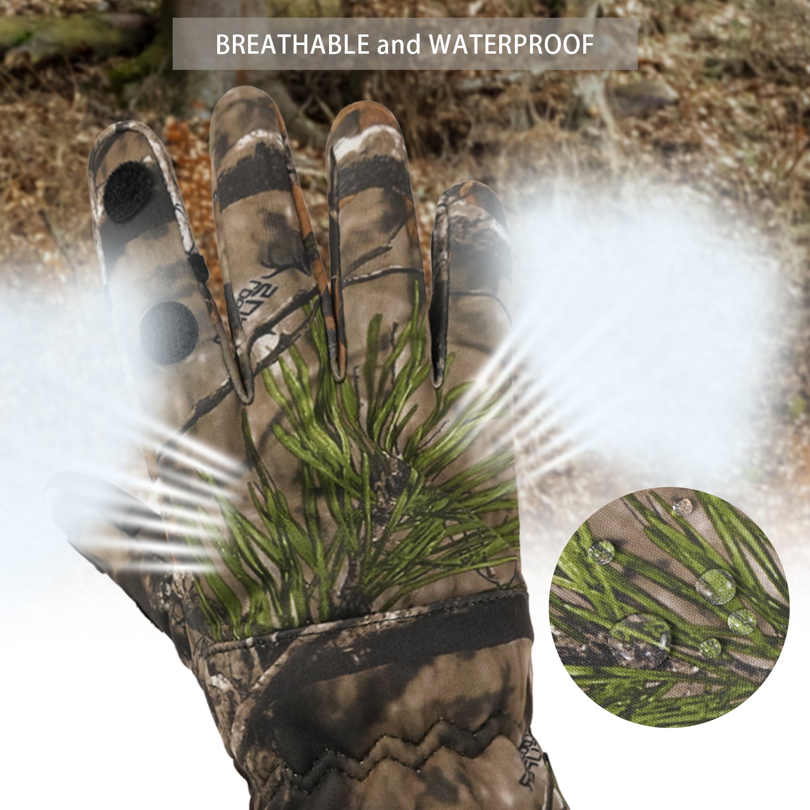 LOOGU Camouflage Hunting Gloves G10