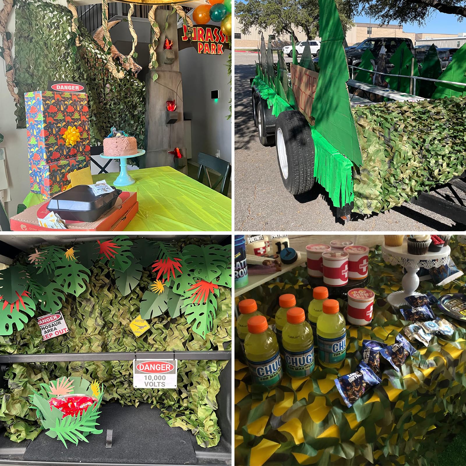 LOOGU Camo Netting,Woodland Camouflage Net Blinds