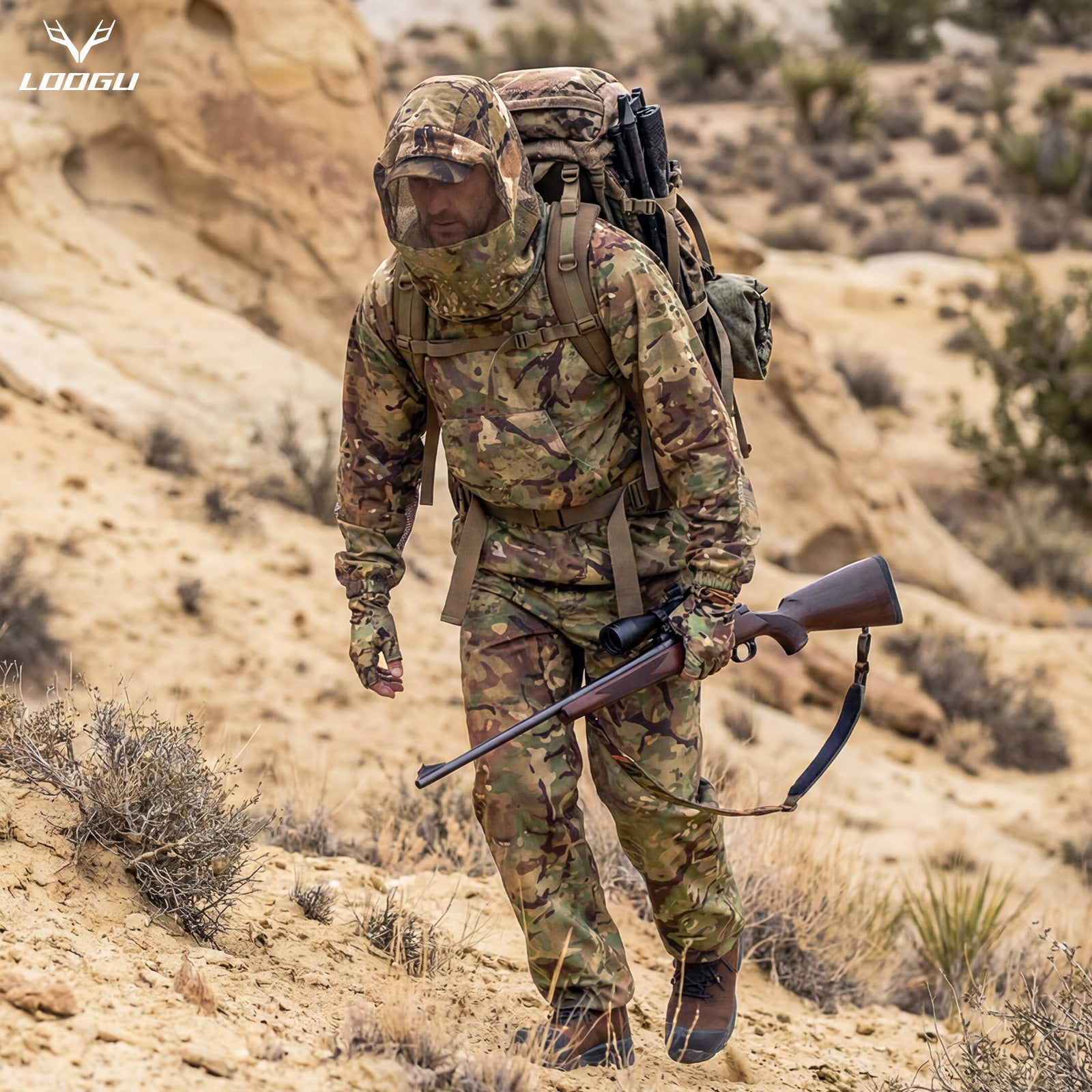 LOOGU Mosquito Suits-SPRETTA Camo