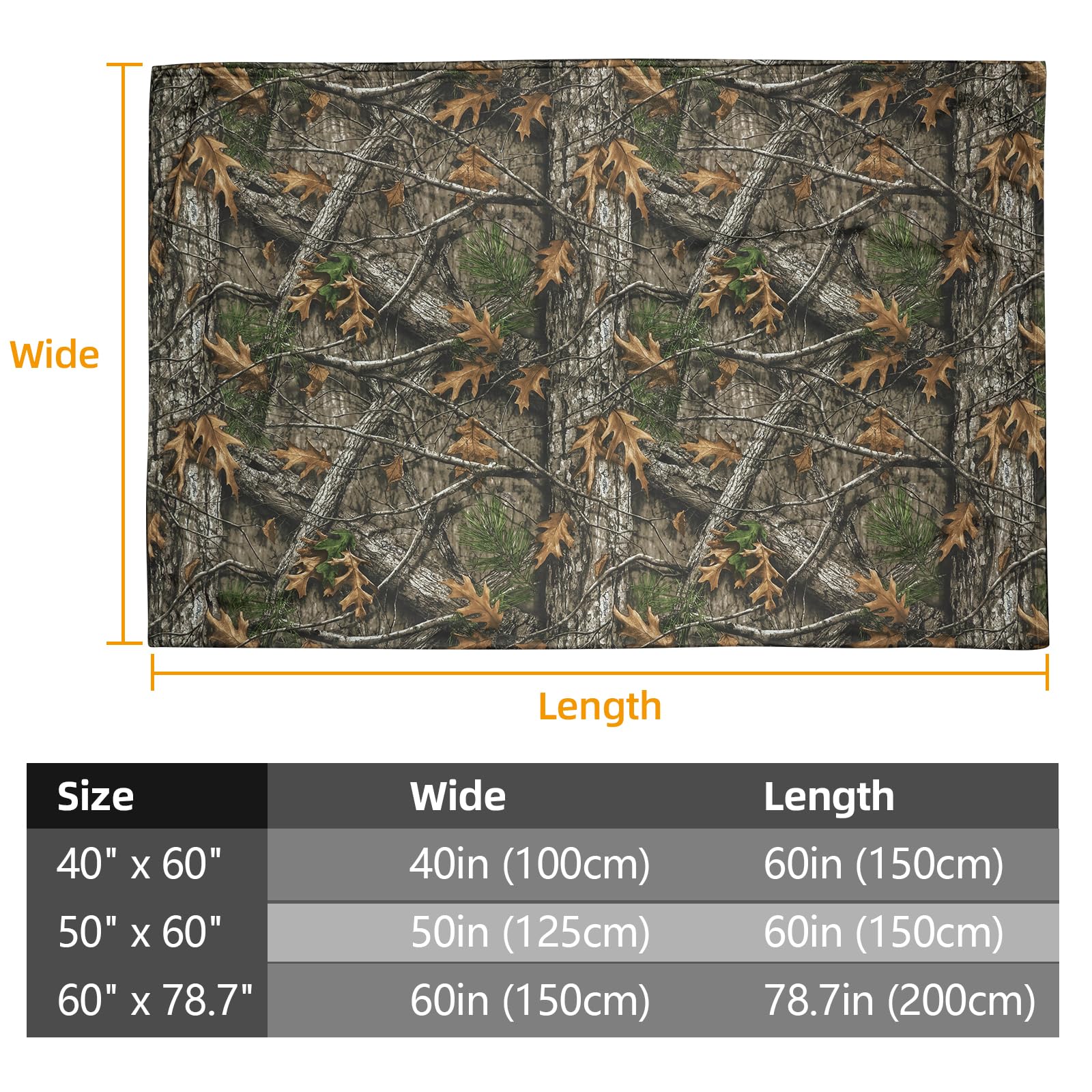 LOOGU – couverture camouflage Woobie imperméable, doublure de poncho pour le camping en plein air, la randonnée, la chasse, la survie, la randonnée, le pique-nique