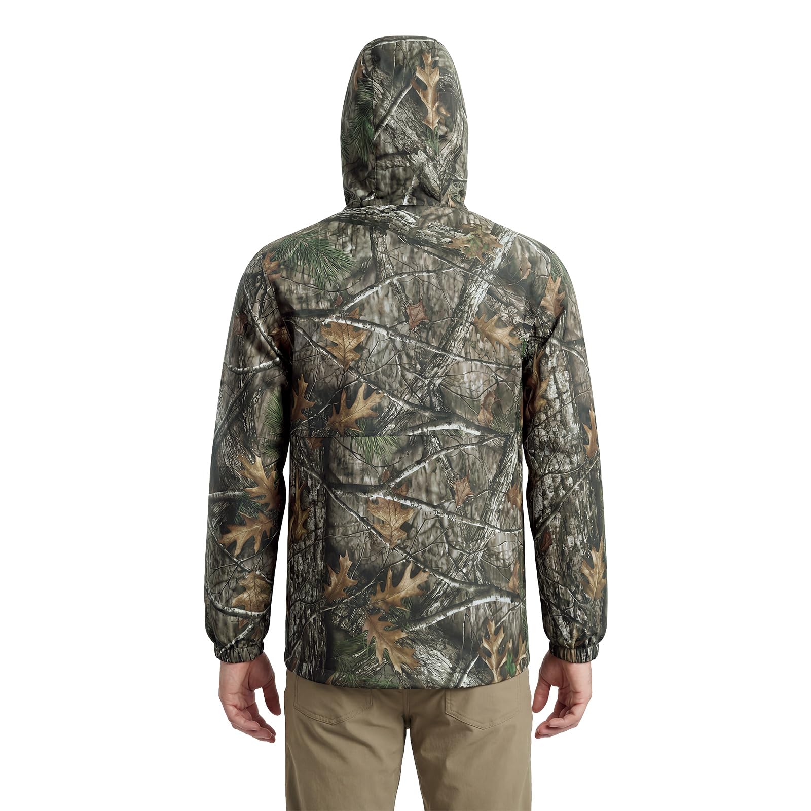 LOOGU Men’s Lightweight Waterproof Rain Shell Packable with Hood J10