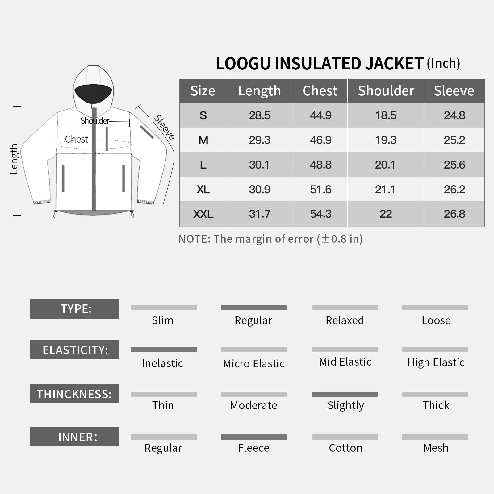 LOOGU Mens Hunting Jacket Grass Camo M50
