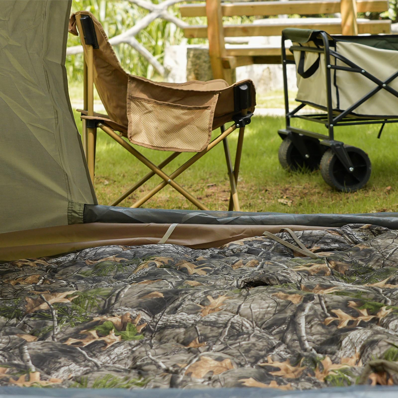 LOOGU – couverture camouflage Woobie imperméable, doublure de poncho pour le camping en plein air, la randonnée, la chasse, la survie, la randonnée, le pique-nique