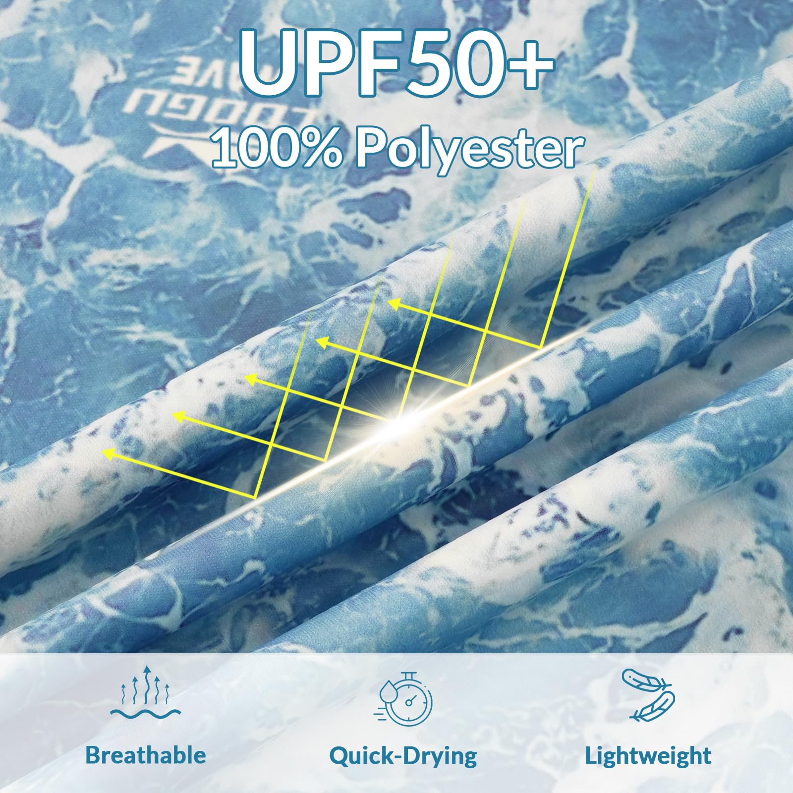 LOOGU Hunting Camo Shirt Wave Blue T20