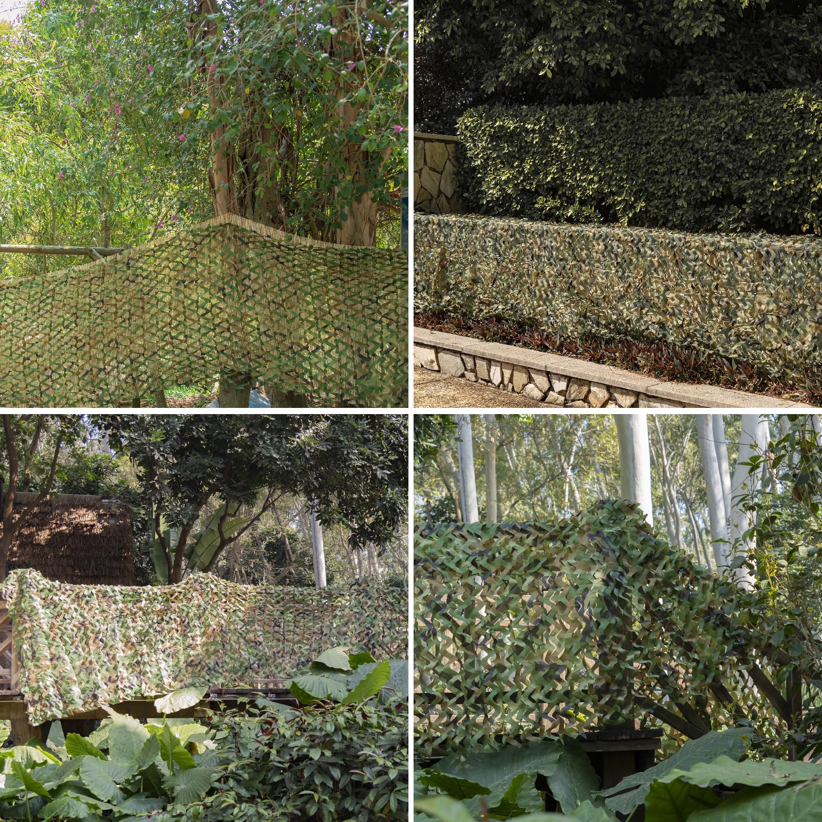 LOOGU Camo Netting,Woodland Camouflage Net Blinds