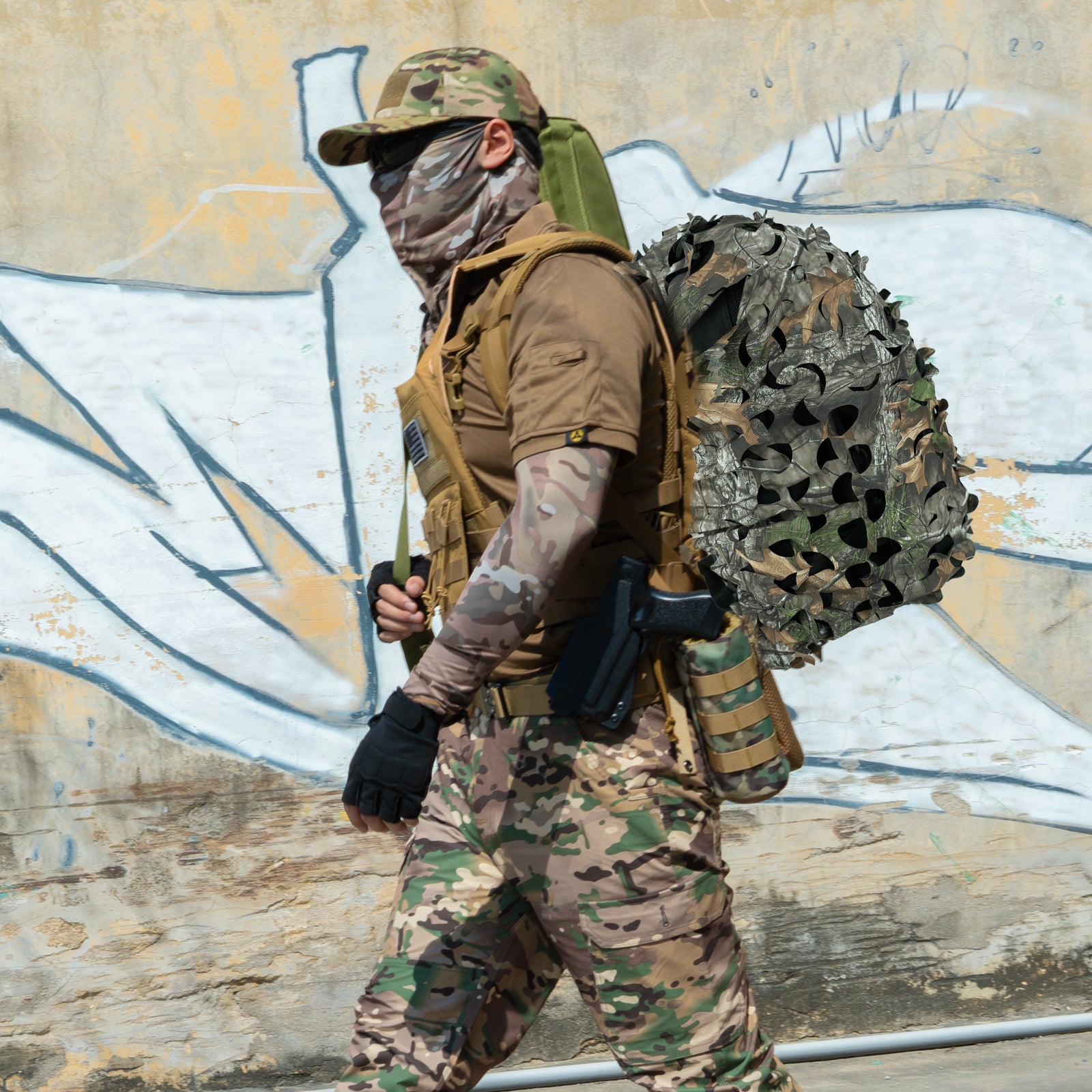 LOOGU Tactical Backpack Cover-Super Tree
