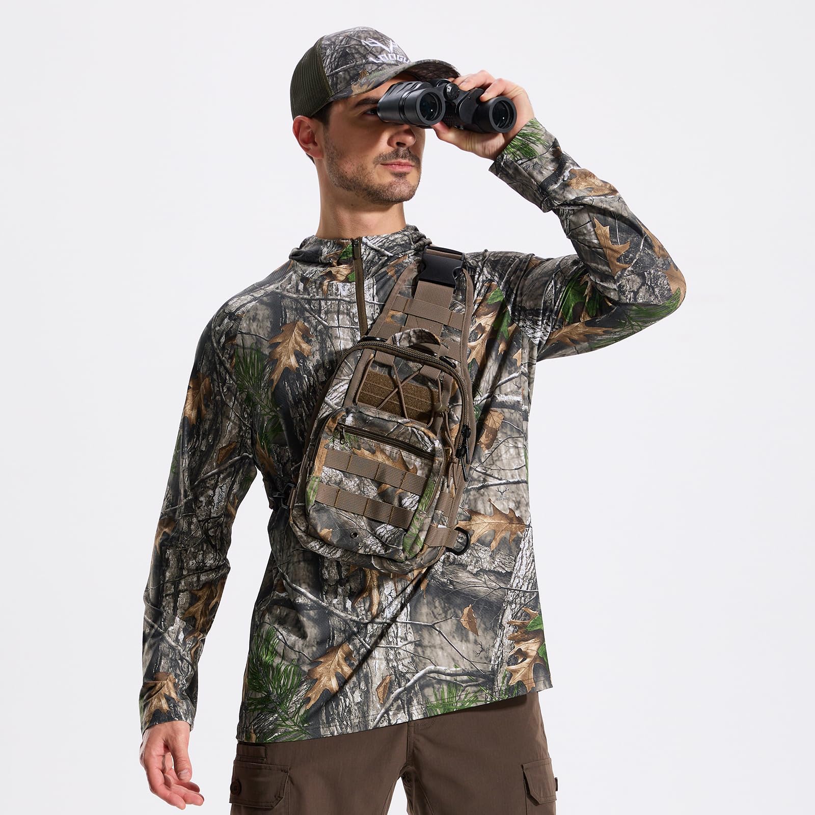 LOOGU Men’s Hunting Camo Shirt Super Tree Camo T60