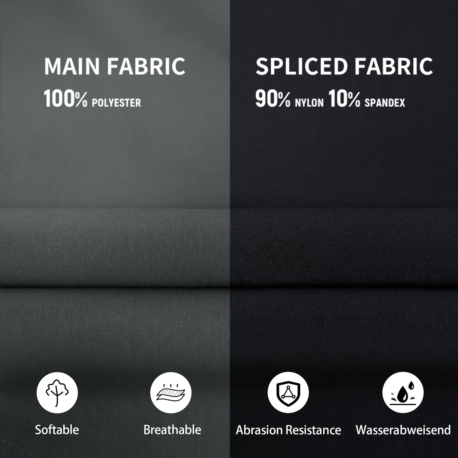 LOOGU Men's 7-Pocket Outdoor Hiking Pant H70