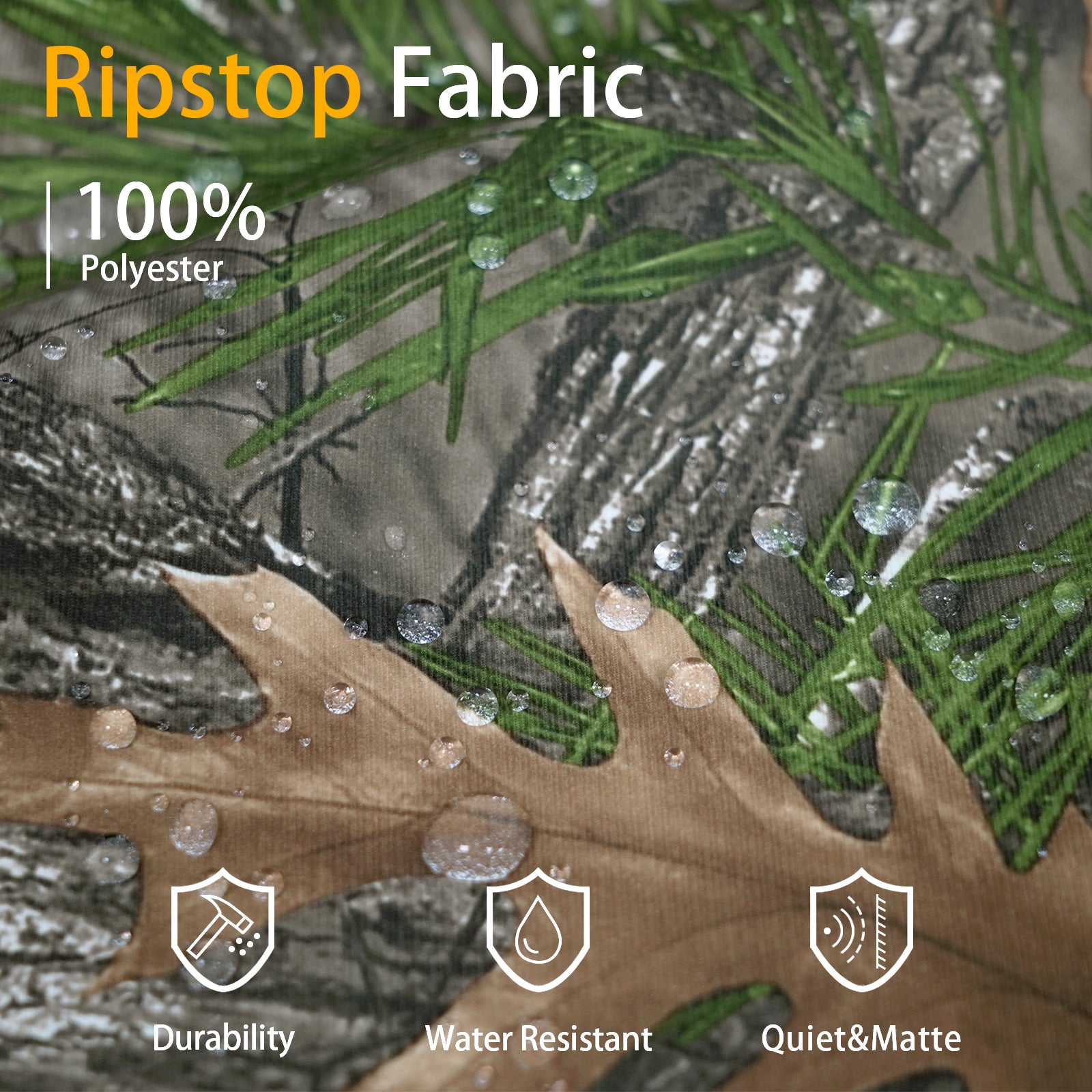 LOOGU Camo Hunting Pants 8 Pockets H61