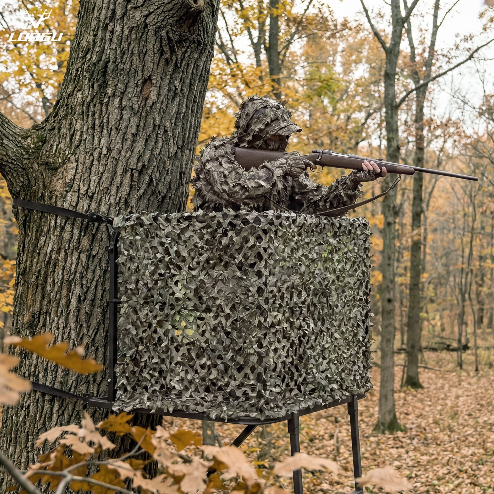 LOOGU Hunting Camo Netting Ents Camo