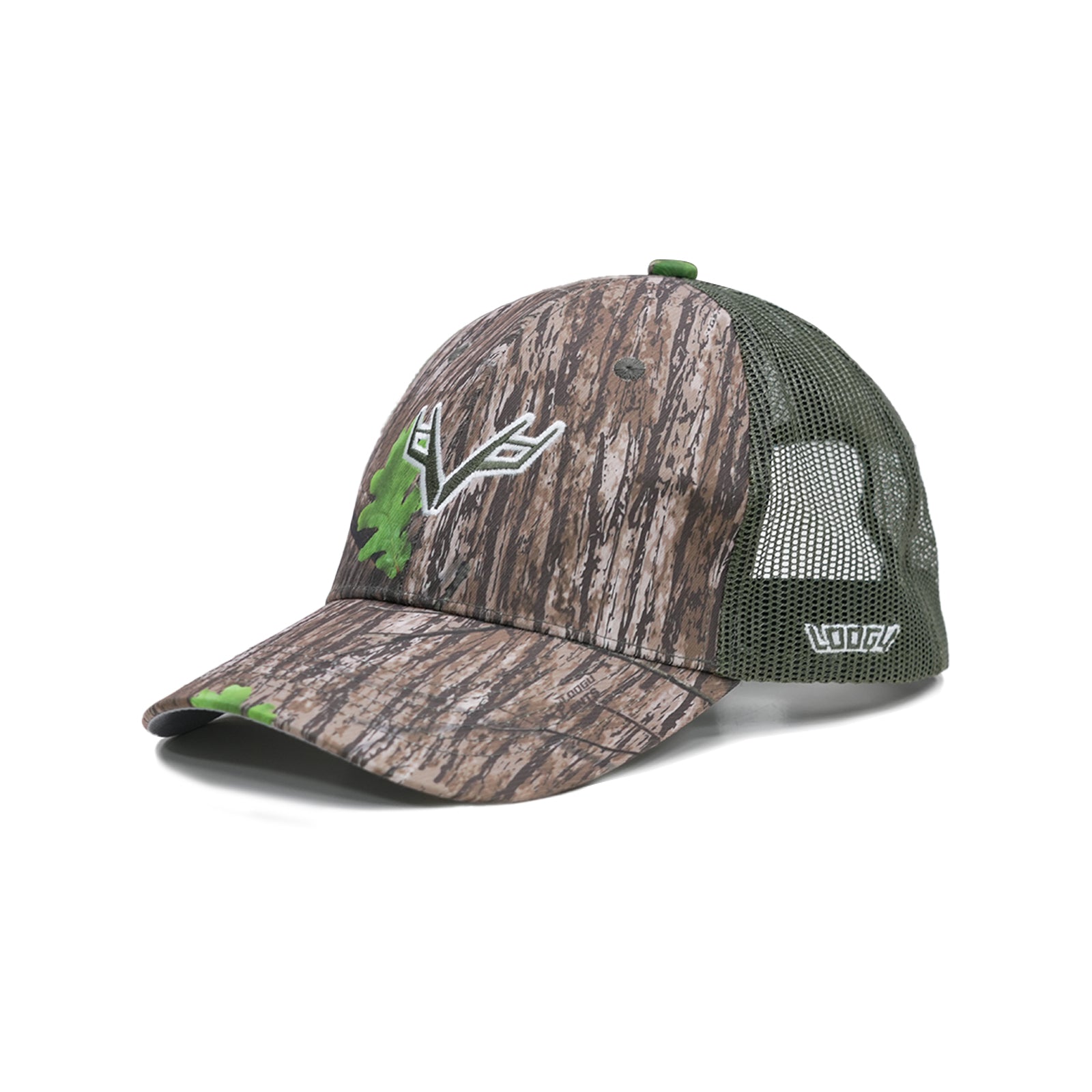LOOGU Trucker Hat-Ents Green Camo Green Net C11