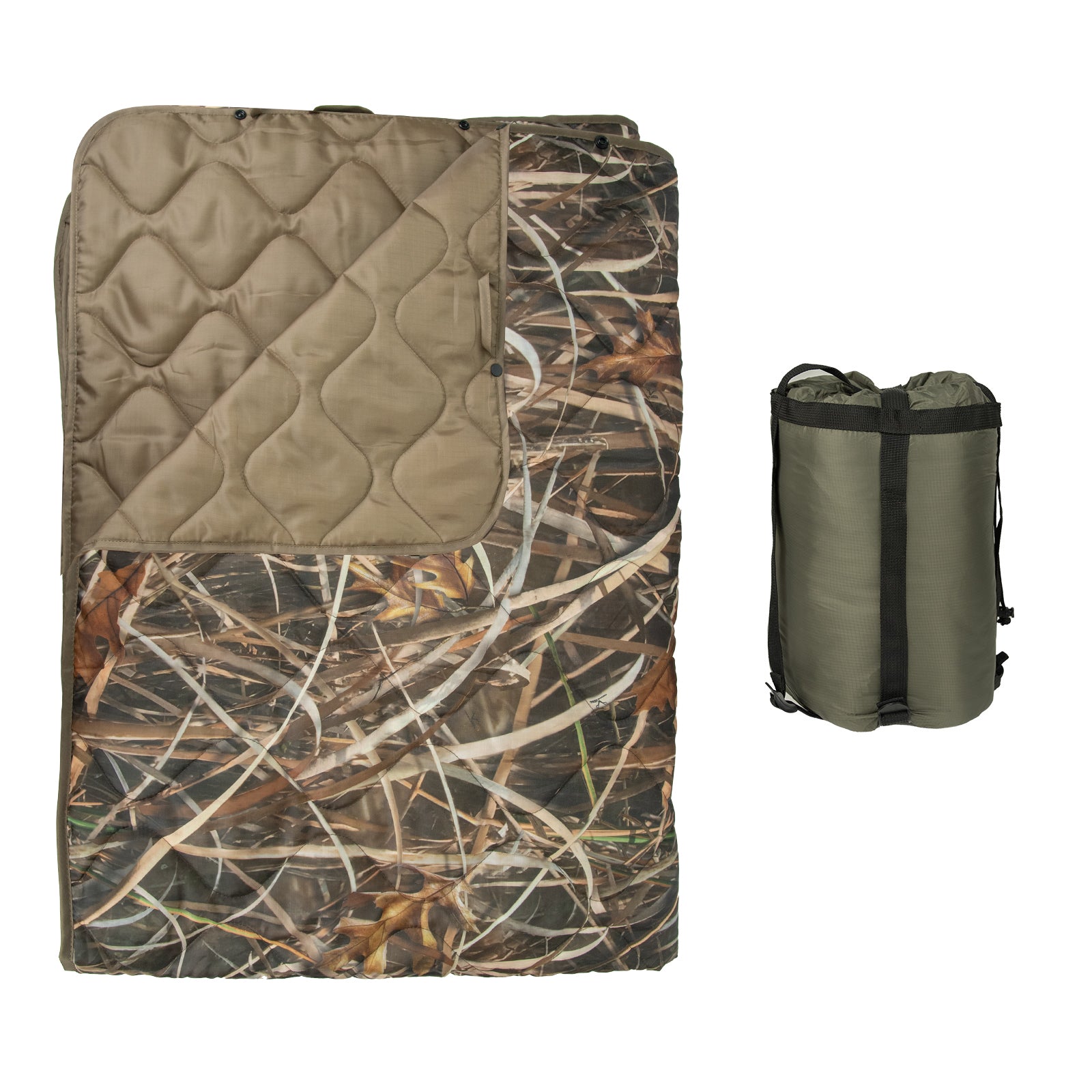 LOOGU – couverture camouflage Woobie imperméable, doublure de poncho pour le camping en plein air, la randonnée, la chasse, la survie, la randonnée, le pique-nique