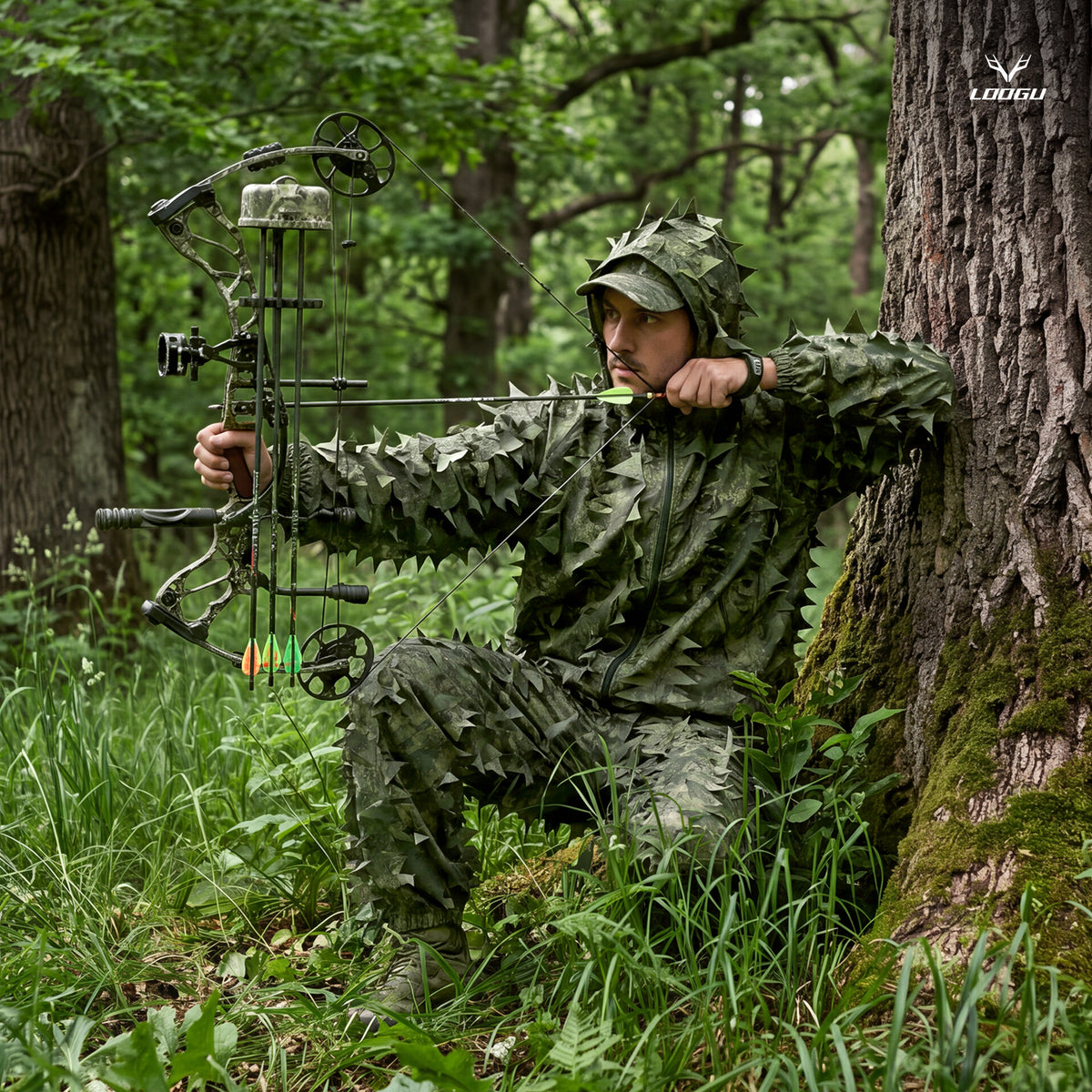3D Leaf Ghillie Suit GS10