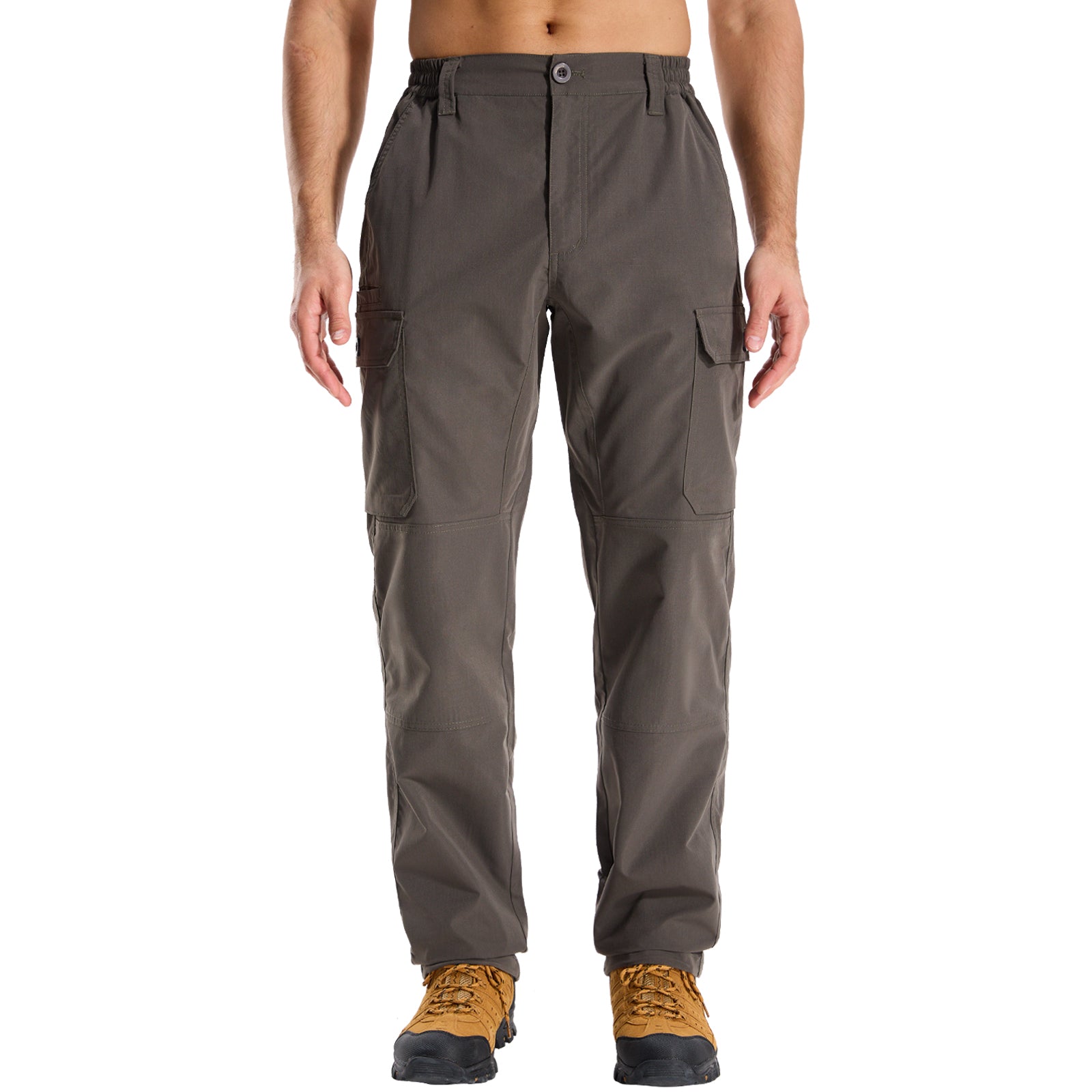 LOOGU Camo Hunting Pants 7 Pockets Charcoal Gray H30