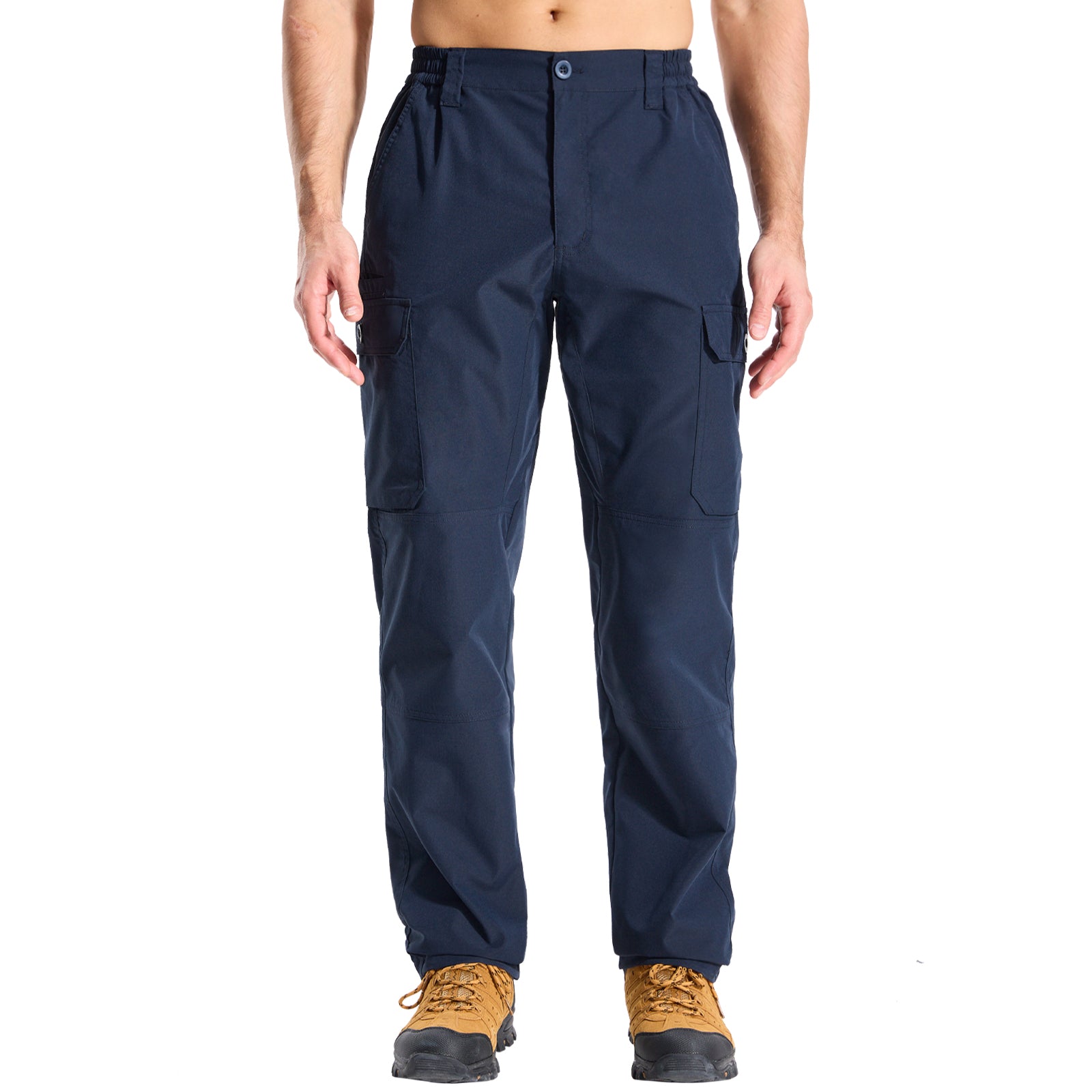 LOOGU Camo Hunting Pants 7 Pockets Navy H30