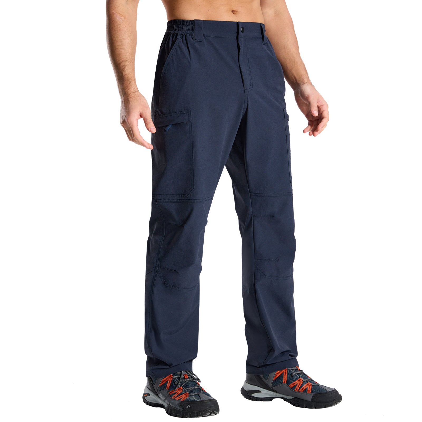 LOOGU Men's 7-Pocket Fishing Pant-Navy H80