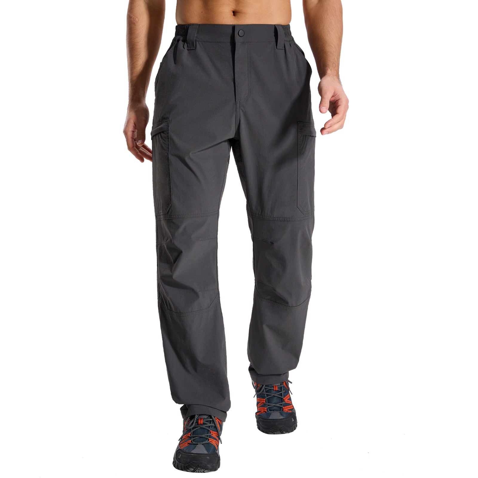 LOOGU Men's 7-Pocket Fishing Pant-Gray H80