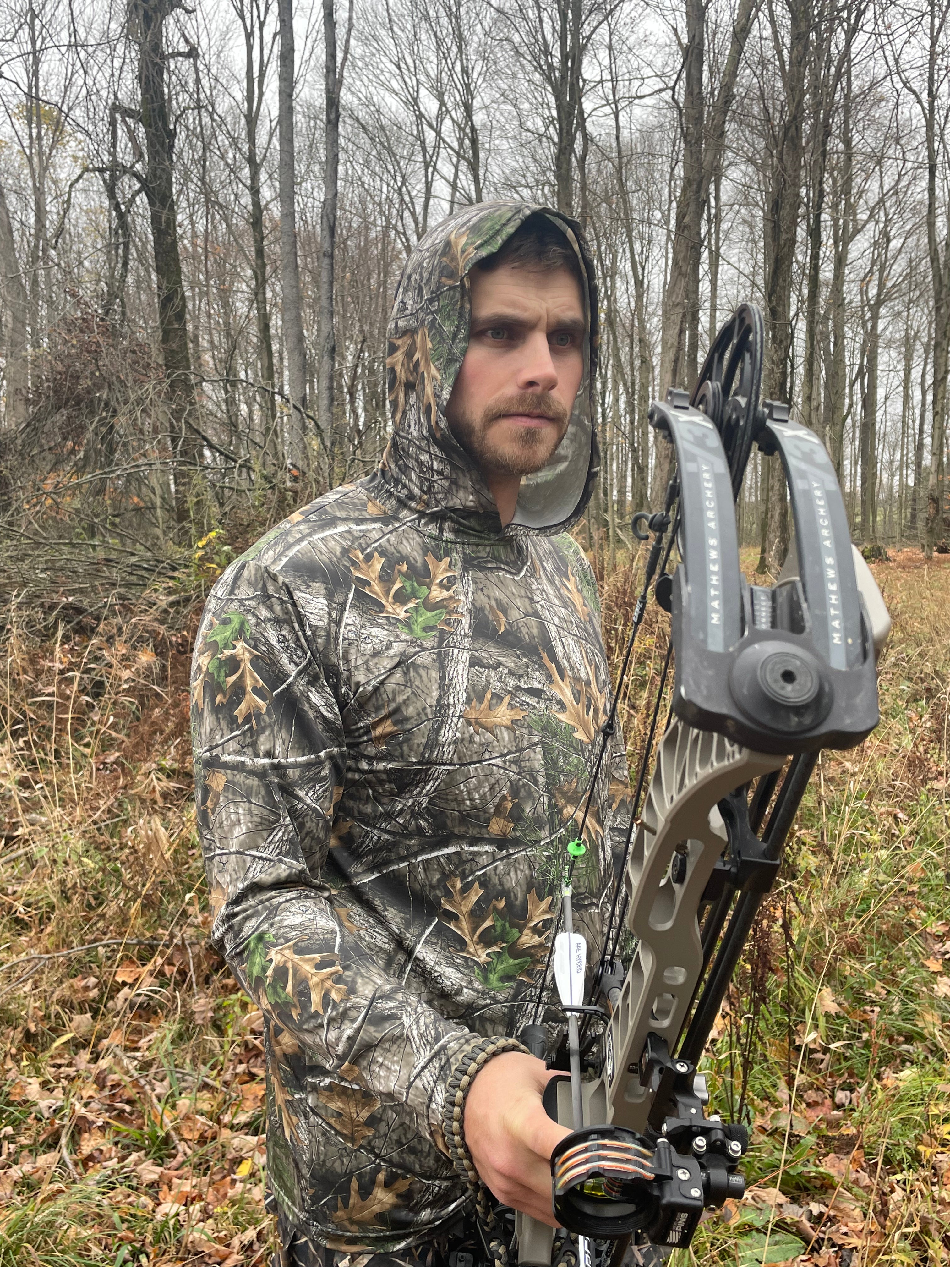 LOOGU Hunting Long Sleeve Hoodie Super Tree Camo T50