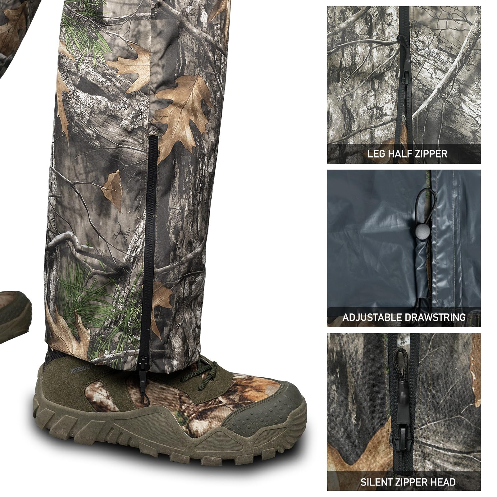 LOOGU Camo Rain Pants SUPER Tree