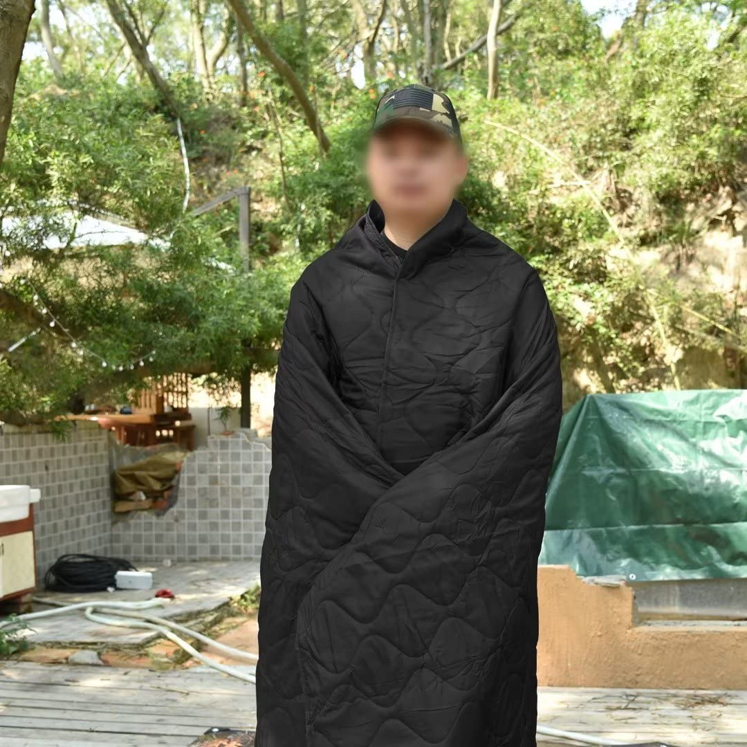LOOGU Camping Blanket - Double Black