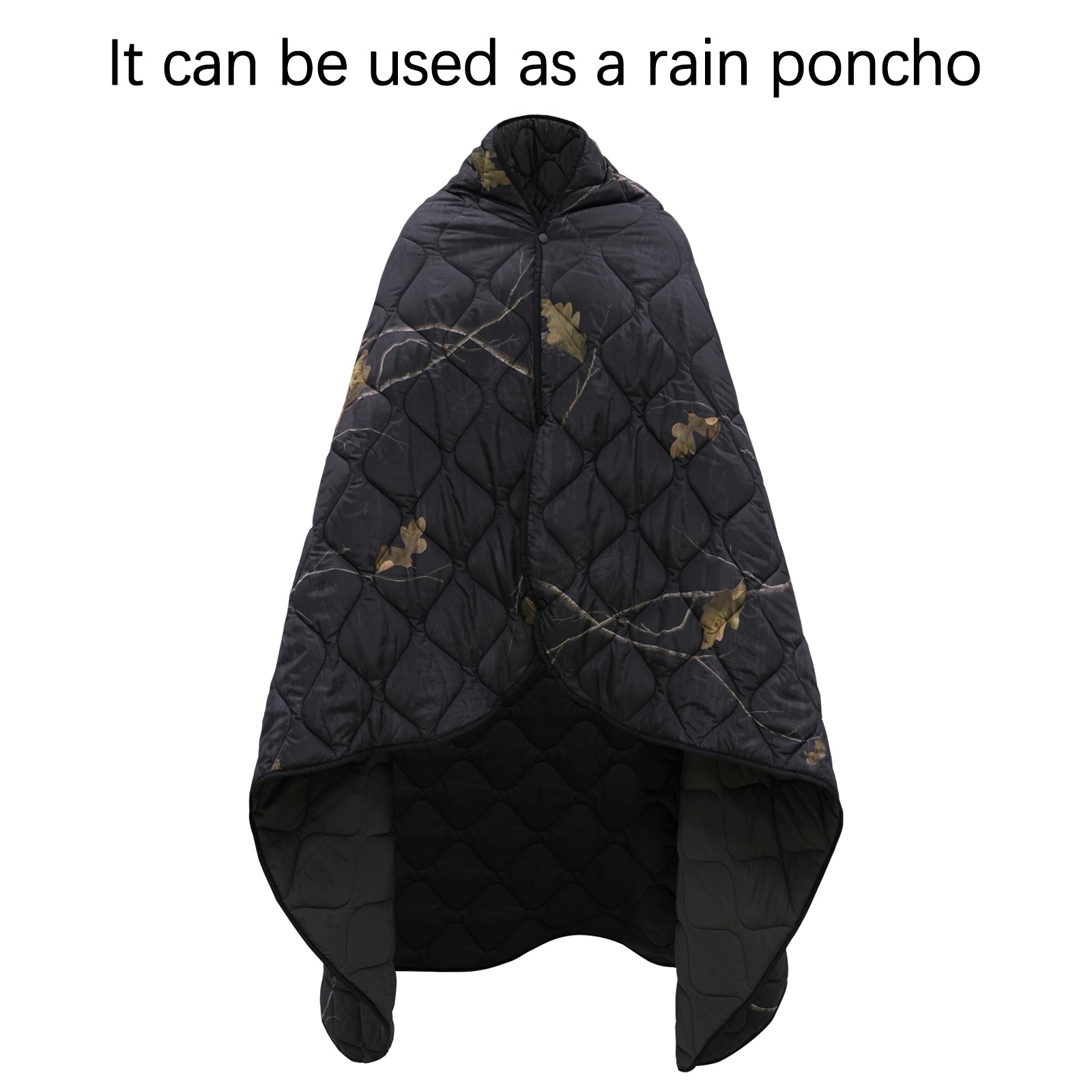 LOOGU – couverture camouflage Woobie imperméable, doublure de poncho pour le camping en plein air, la randonnée, la chasse, la survie, la randonnée, le pique-nique
