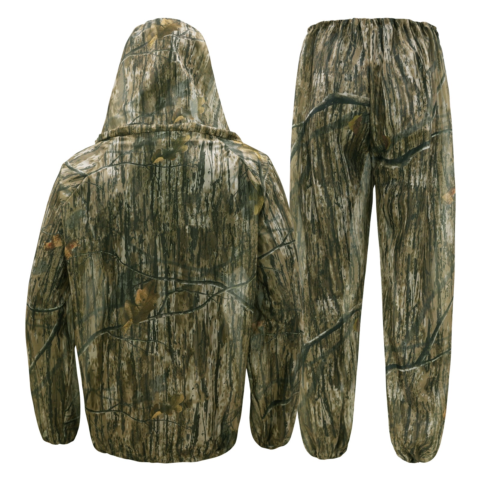 LOOGU Mosquito Suits-Bark & Dead Leaf Camo