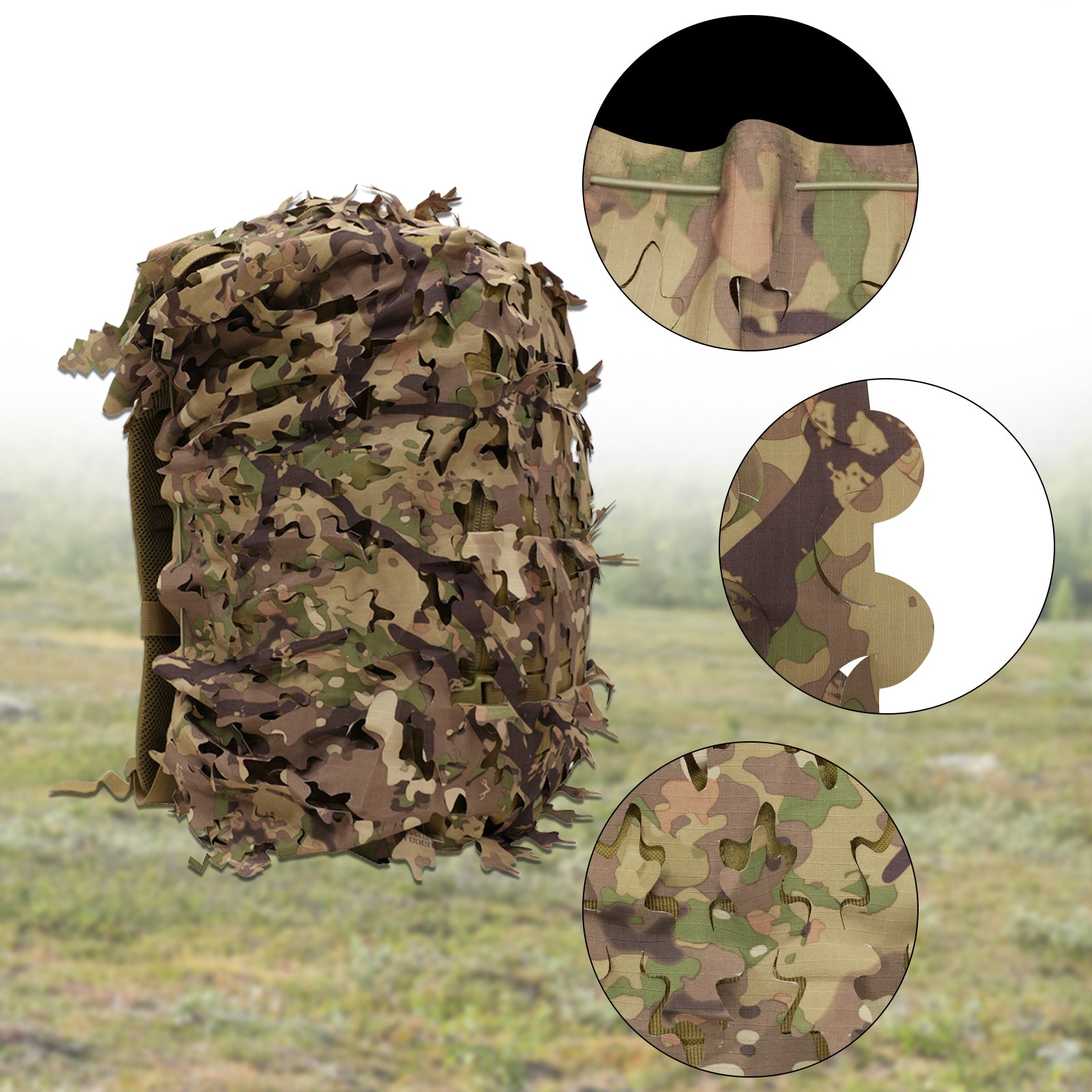 LOOGU Camo Tactical Backpack Cover