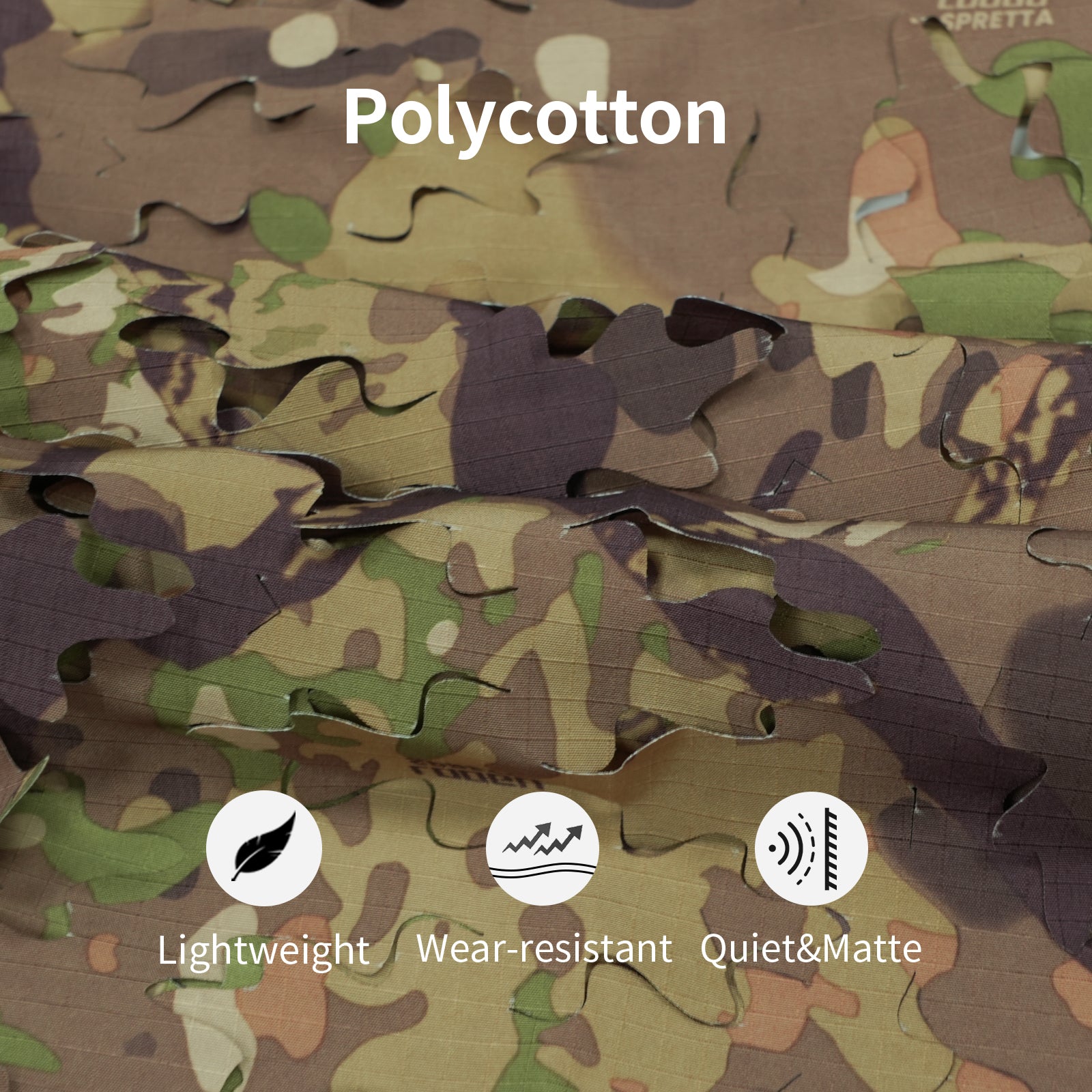 LOOGU Camo Tactical Backpack Cover Oak Leaf