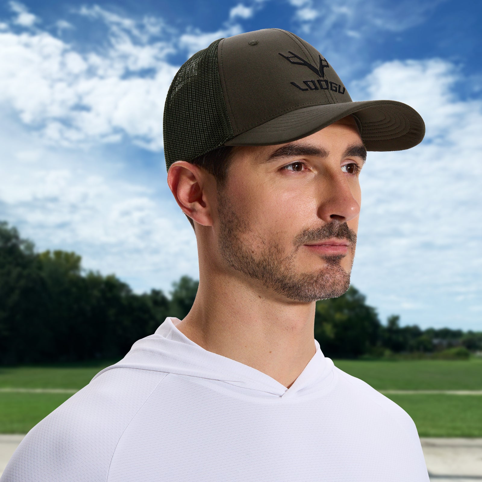 LOOGU Trucker Hat Brown C10