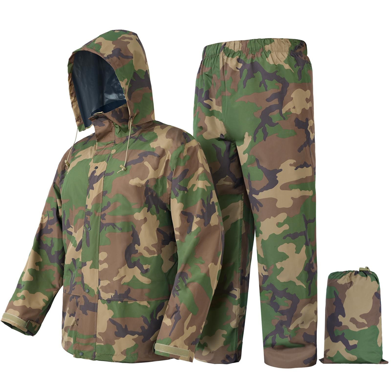 LOOGU rainsuit TPU- Us 4 Color Woodland