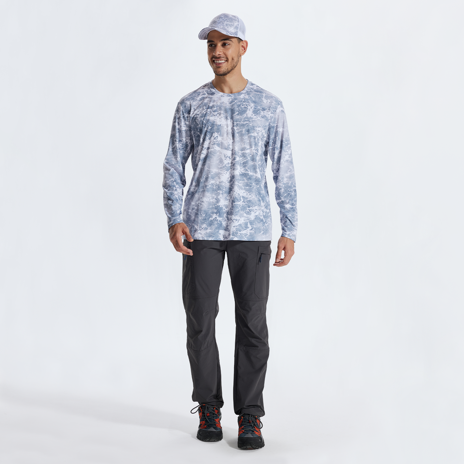 LOOGU Hunting Camo Shirt Wave Grey T20