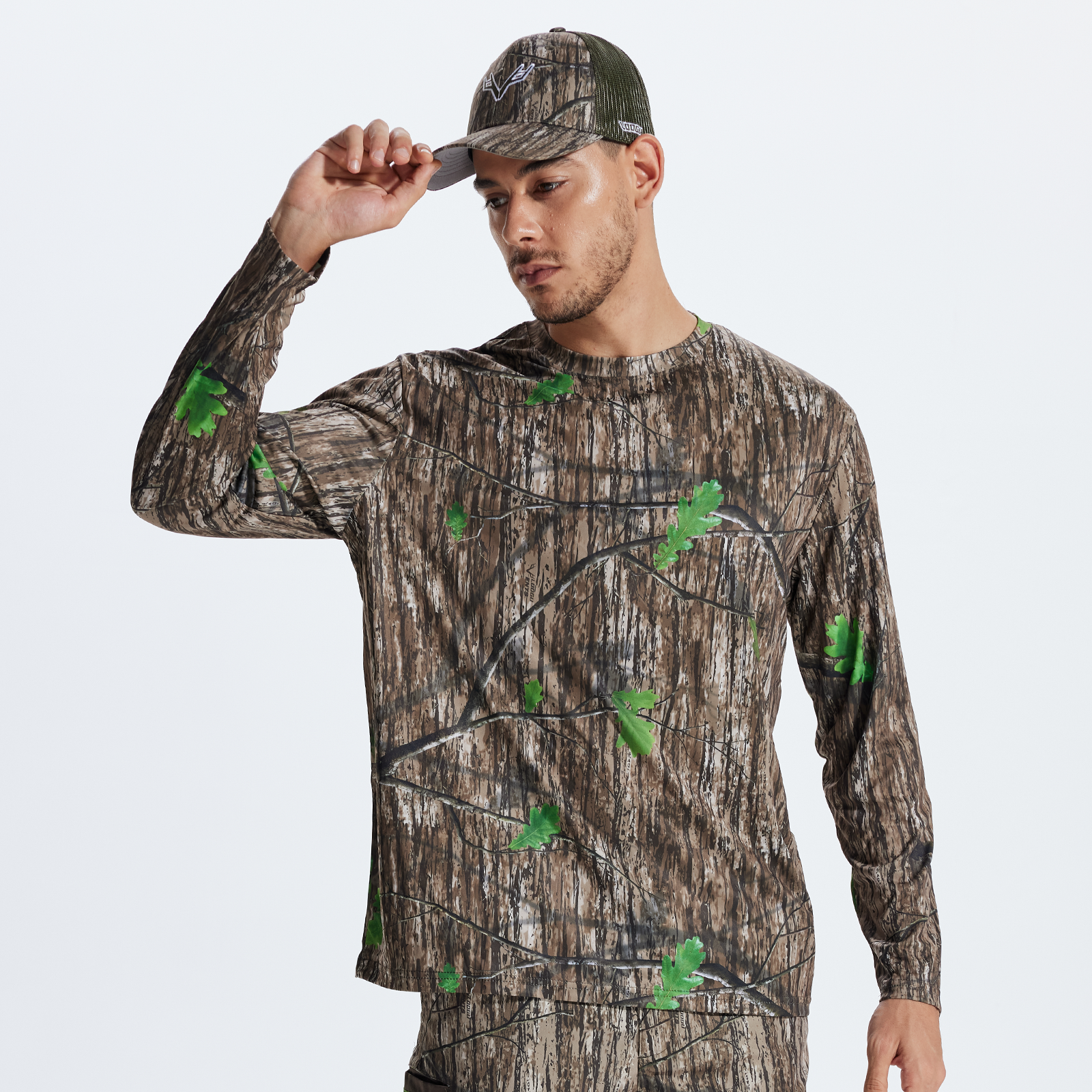 LOOGU Hunting Camo Shirt ENTS GREEN T20