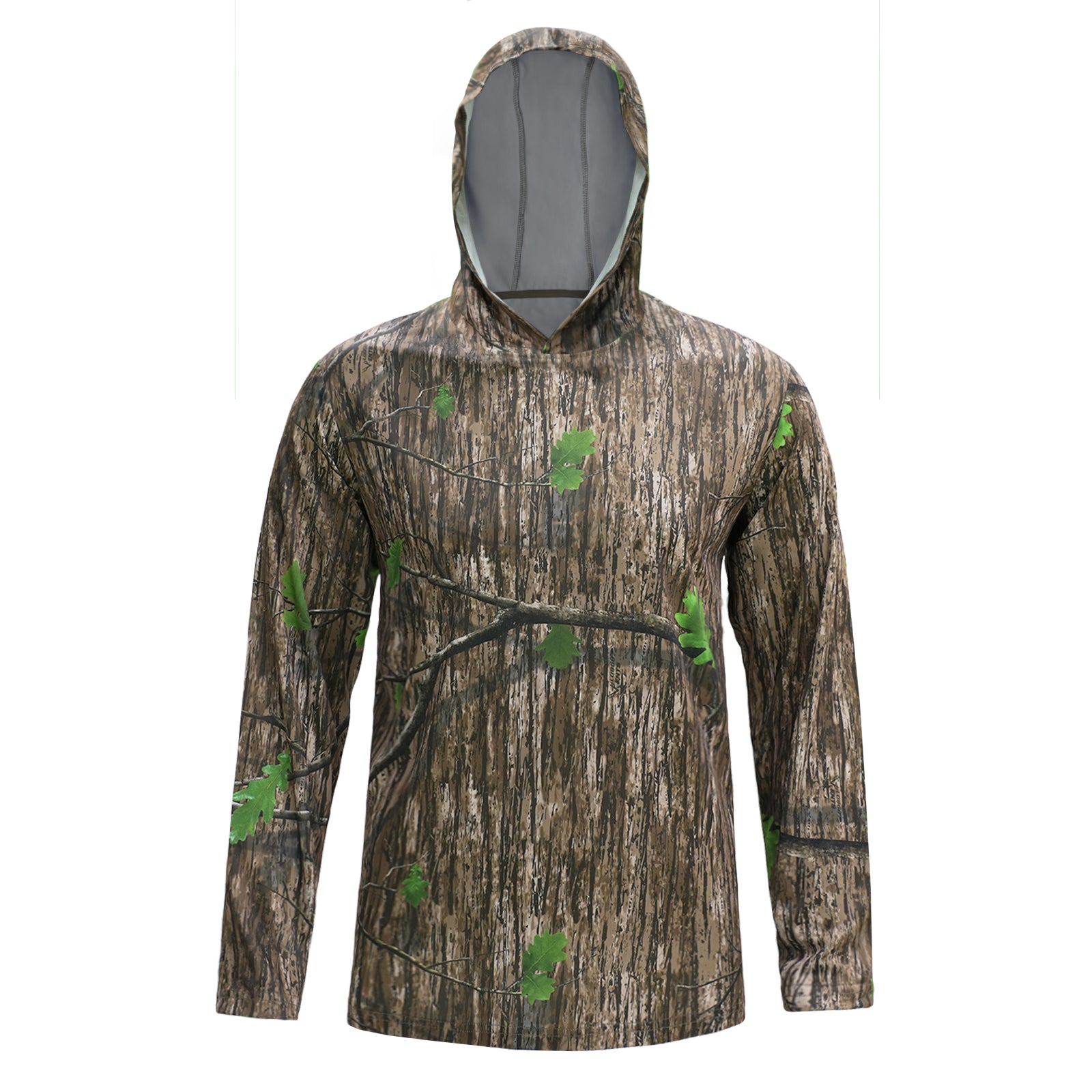 LOOGU Hunting Long Sleeve Hoodie Ents Green Camo T50
