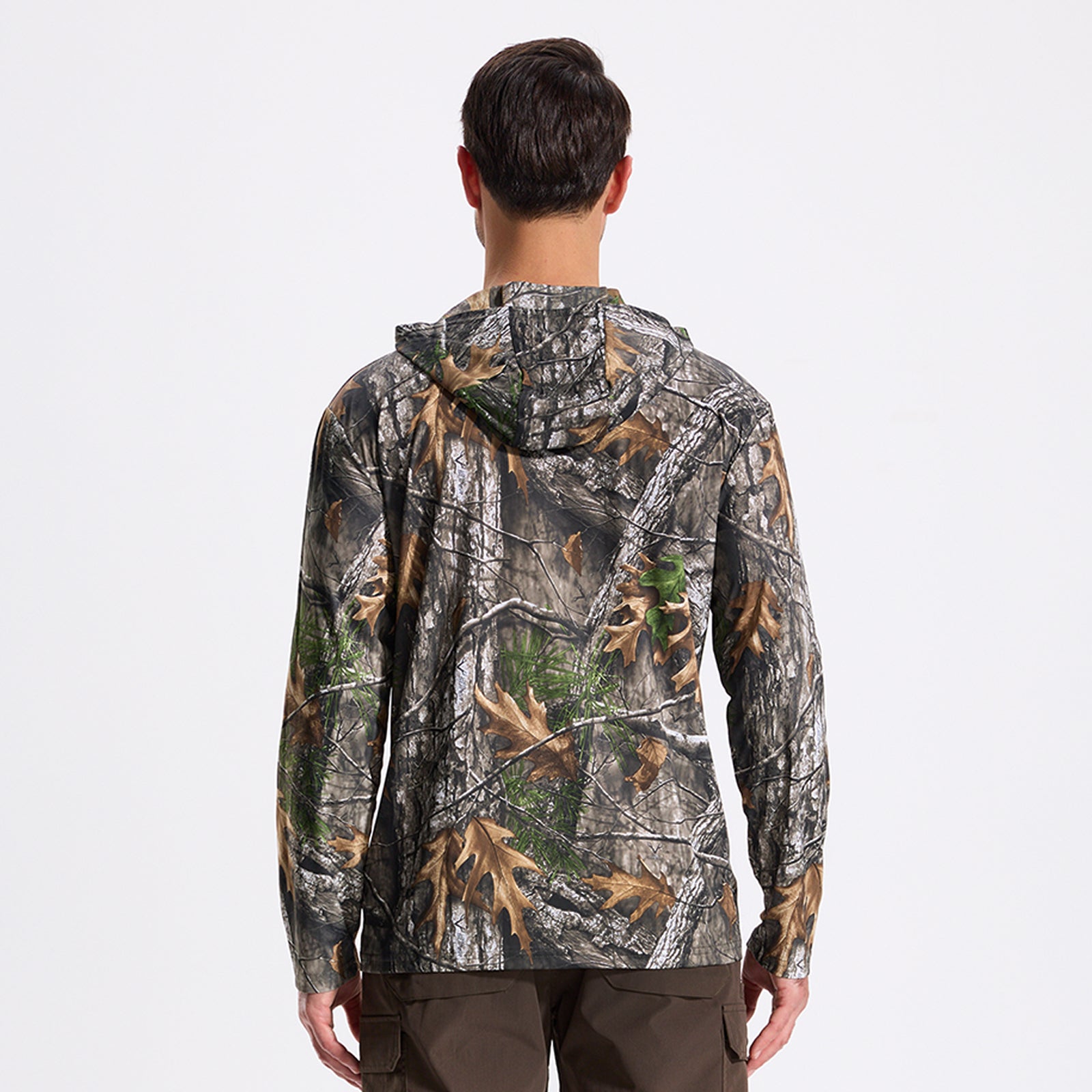 LOOGU Hunting Long Sleeve Hoodie Super Tree Camo T50