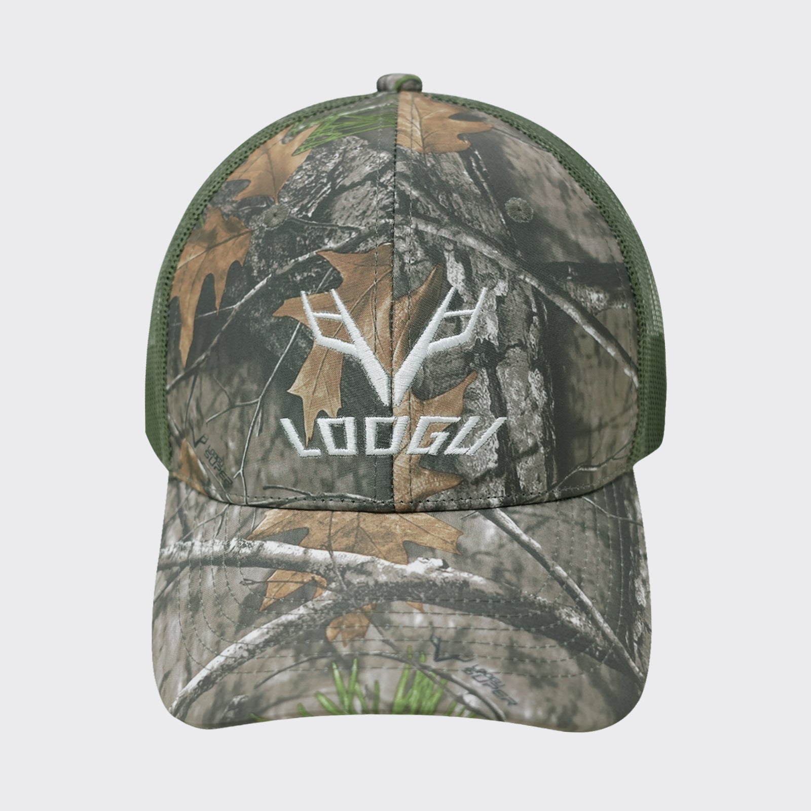 LOOGU Trucker Hat-Super Tree Camo Green Net C10
