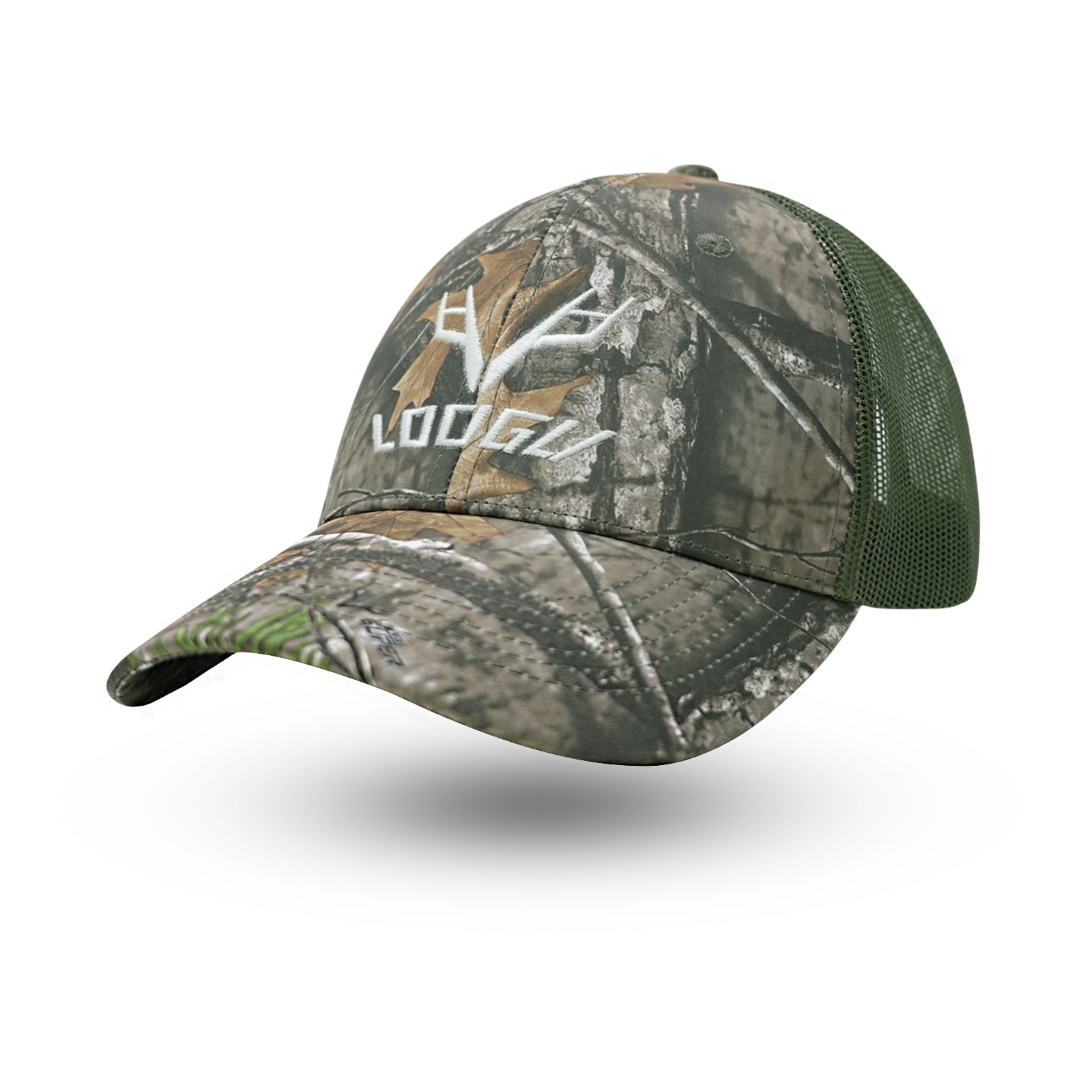 LOOGU Trucker Hat-Super Tree Camo Green Net C10