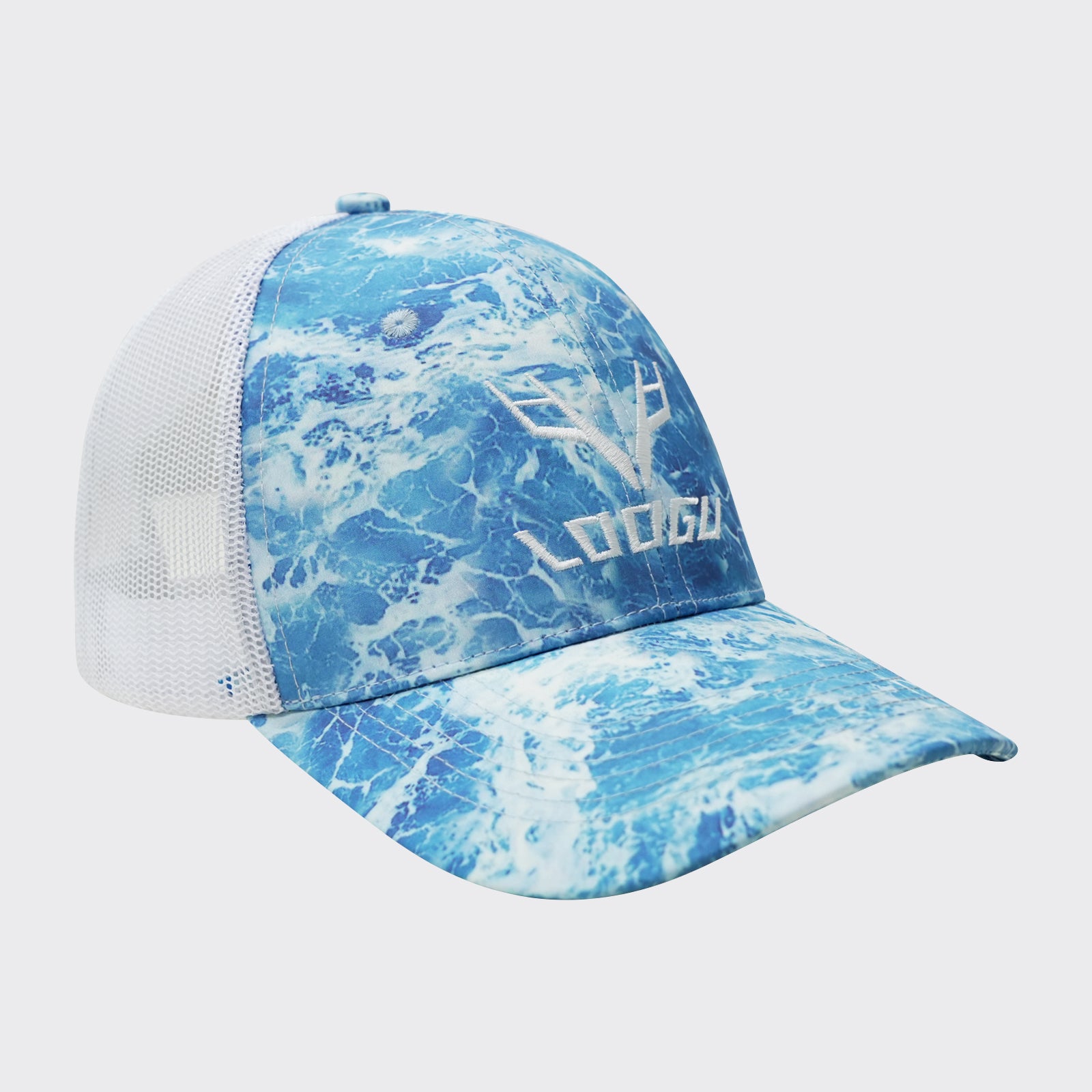 LOOGU Trucker Hat-Wave Blue C10