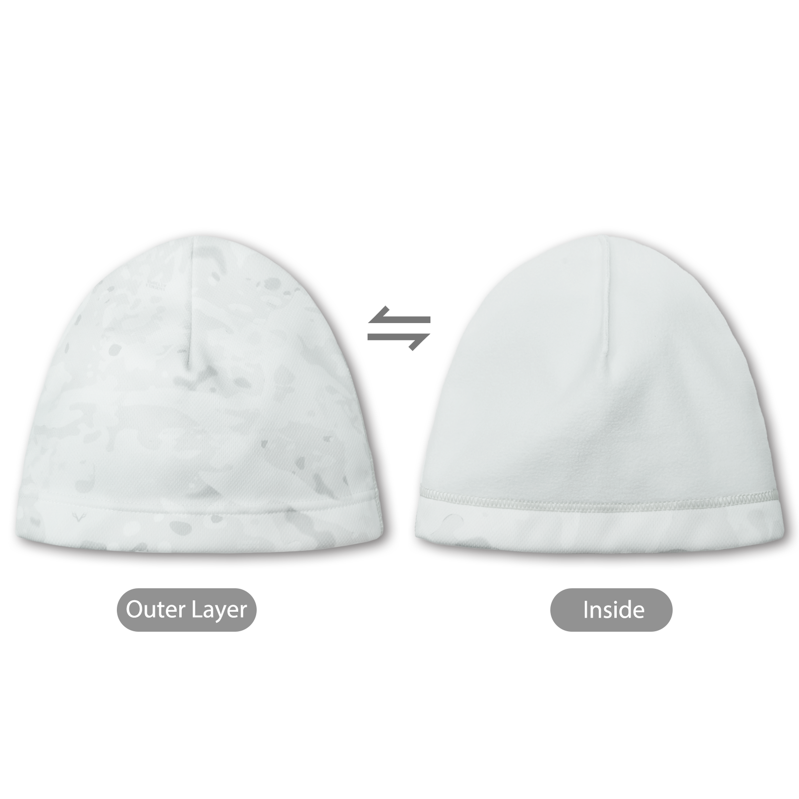 LOOGU Unisex Camo Beanie Hat for Hunting B09