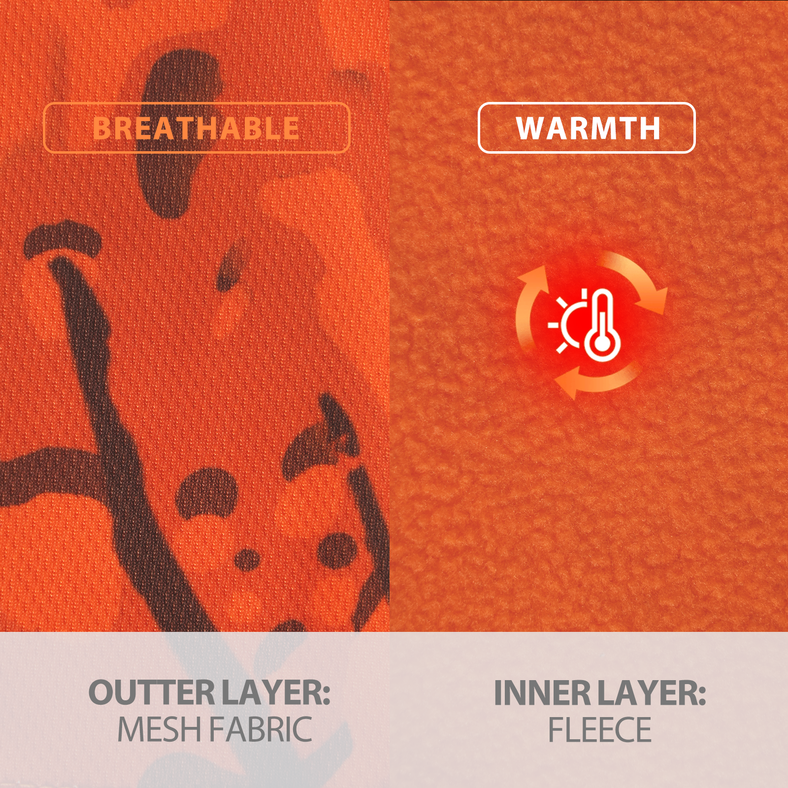 LOOGU Unisex Camo Beanie Hat for Hunting B09