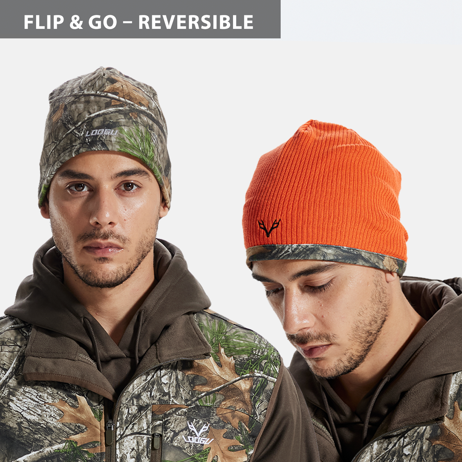 LOOGU Unisex Camo Beanie Hat for Hunting B10