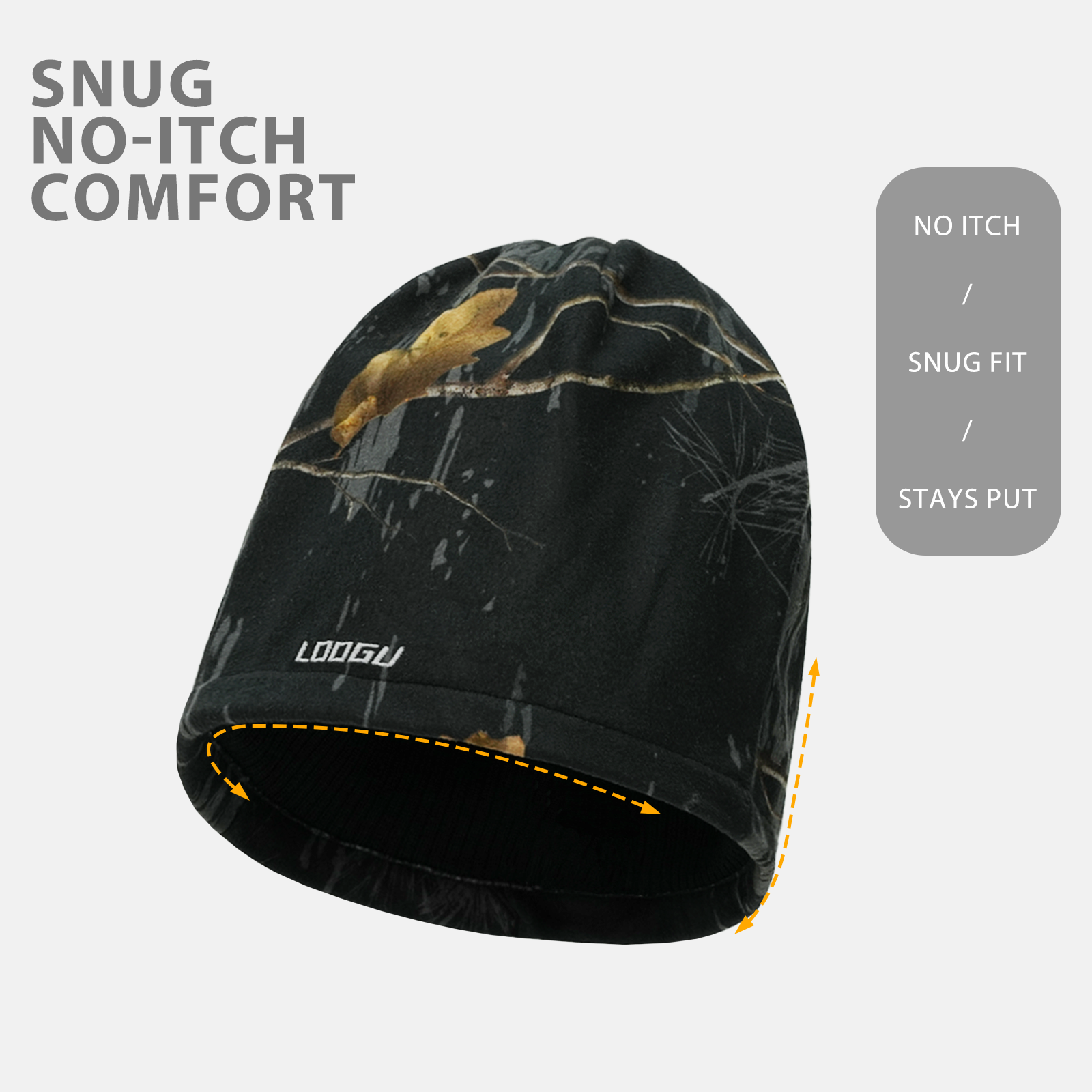 LOOGU Unisex Camo Beanie Hat for Hunting B10