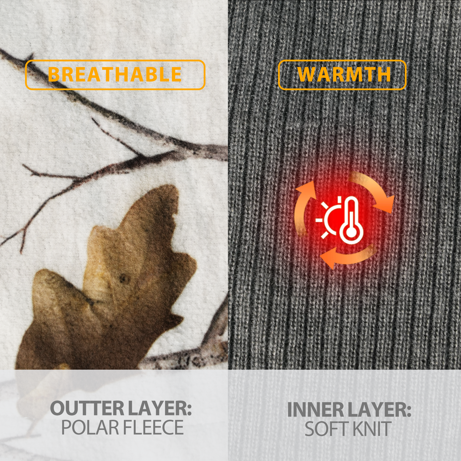 LOOGU Unisex Camo Beanie Hat for Hunting B10