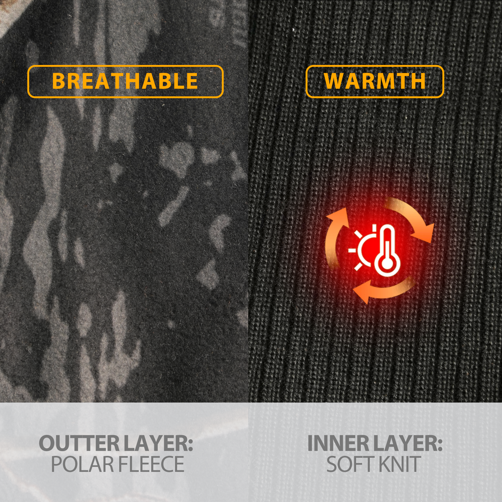 LOOGU Unisex Camo Beanie Hat for Hunting B10