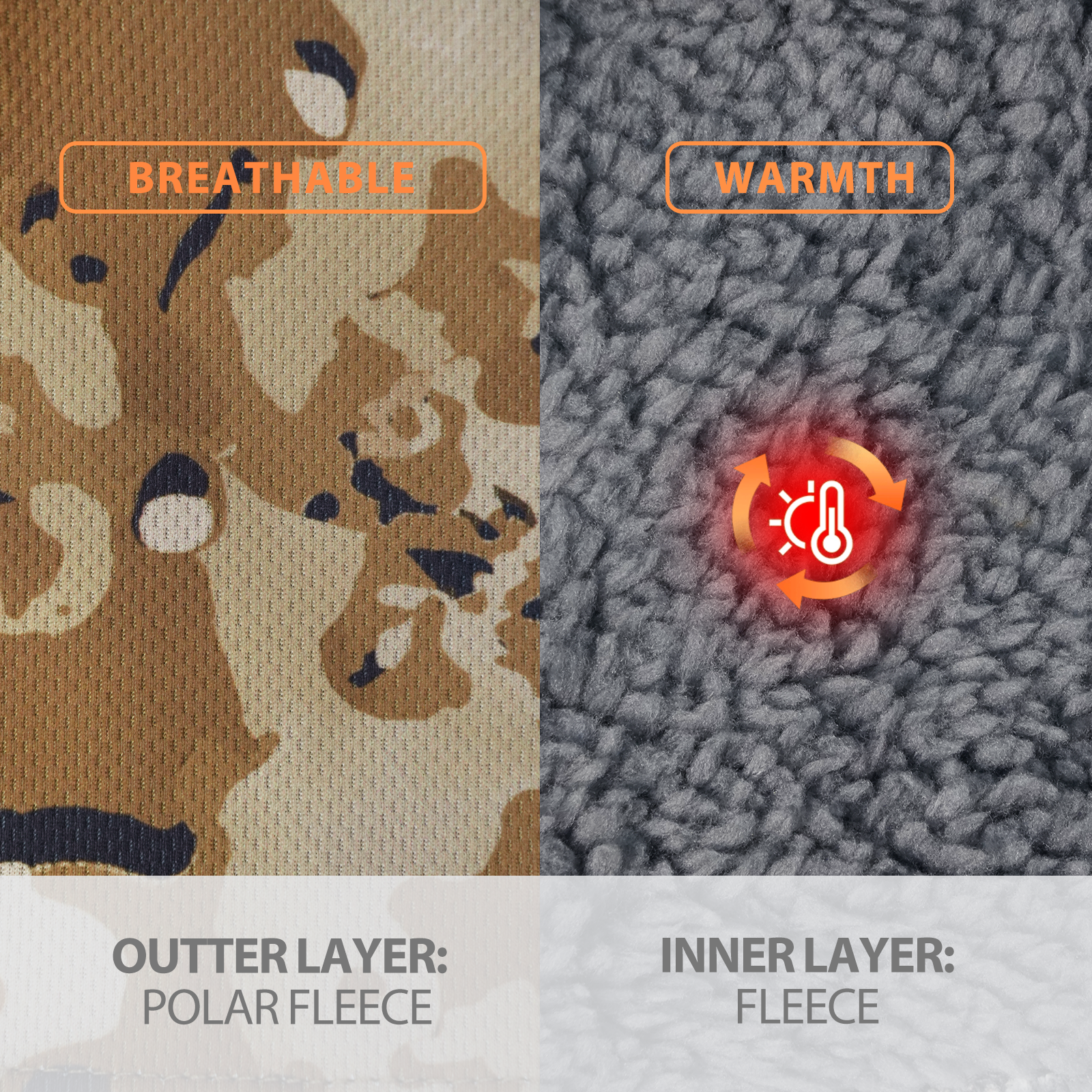 LOOGU Unisex Camo Beanie Hat for Hunting B11