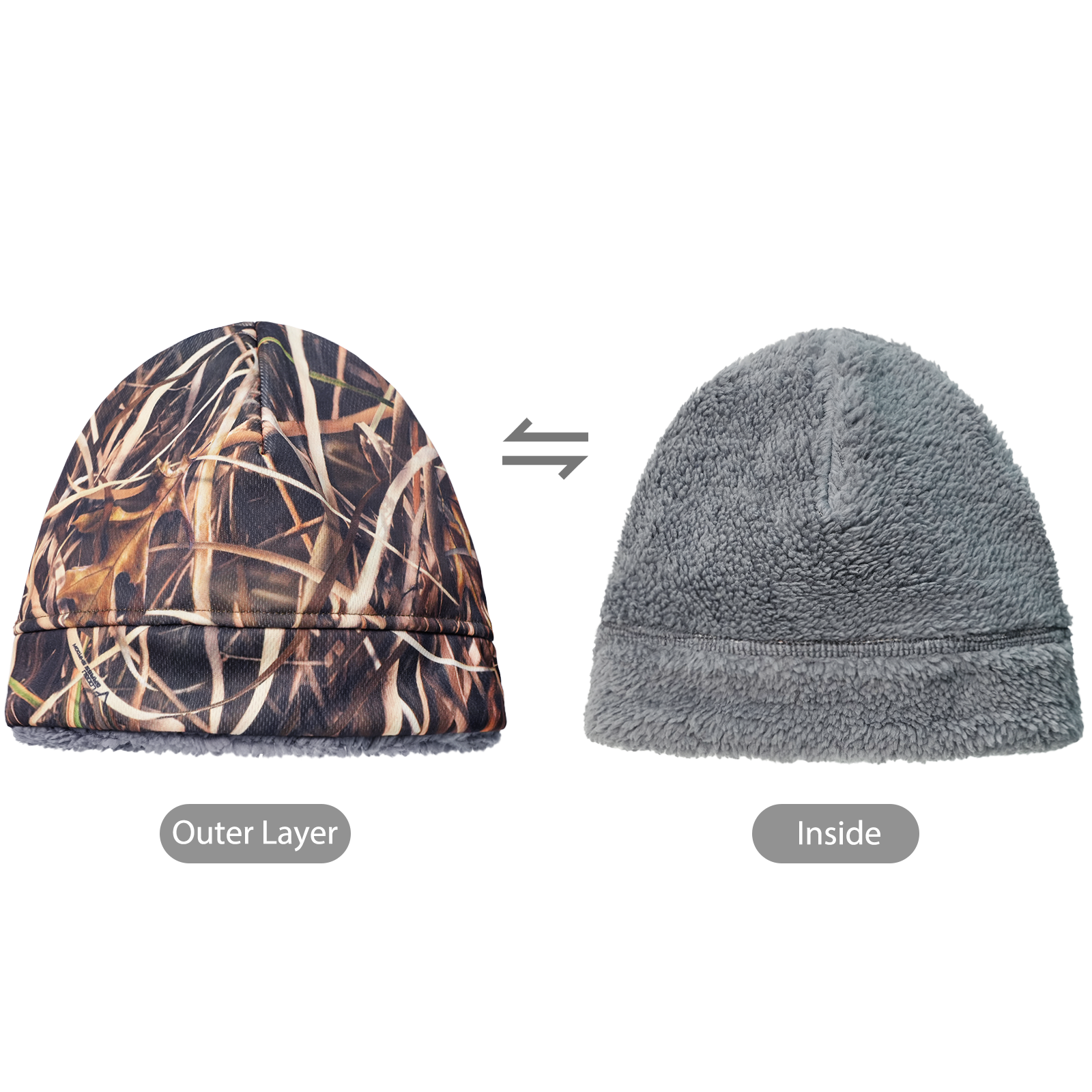 LOOGU Unisex Camo Beanie Hat for Hunting B11