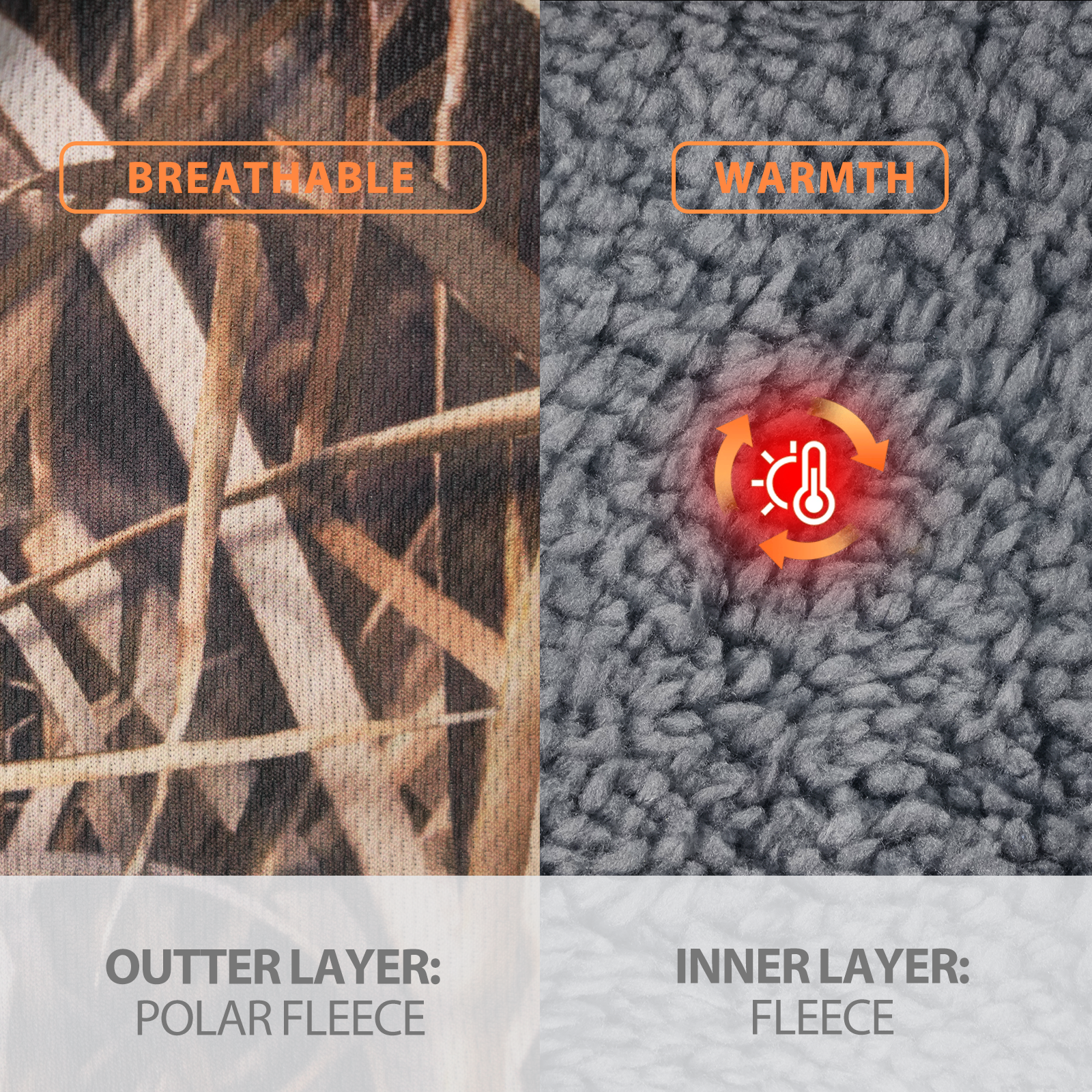 LOOGU Unisex Camo Beanie Hat for Hunting B11