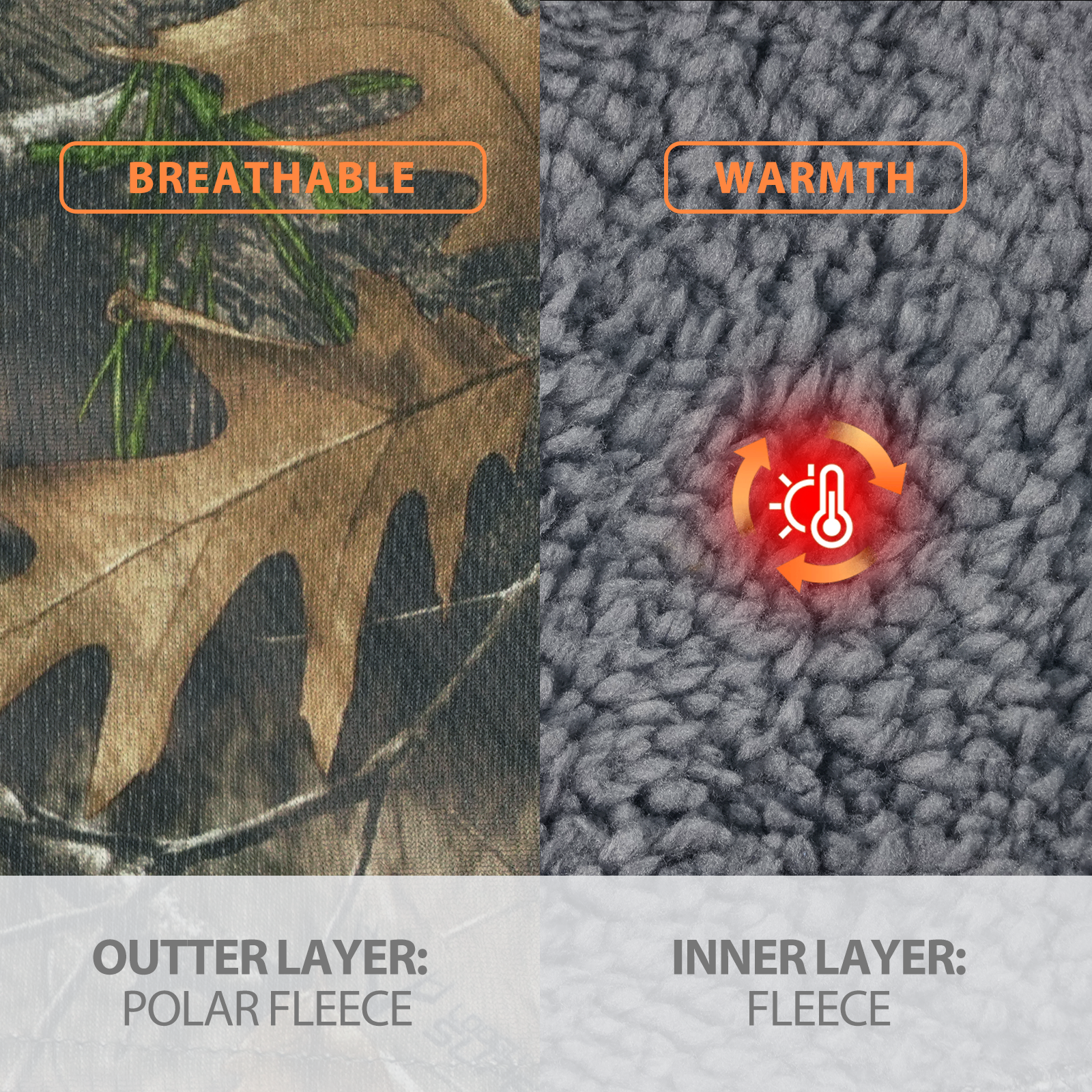 LOOGU Unisex Camo Beanie Hat for Hunting B11