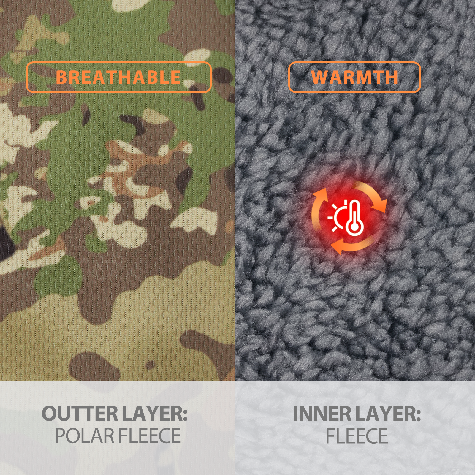 LOOGU Unisex Camo Beanie Hat for Hunting B11